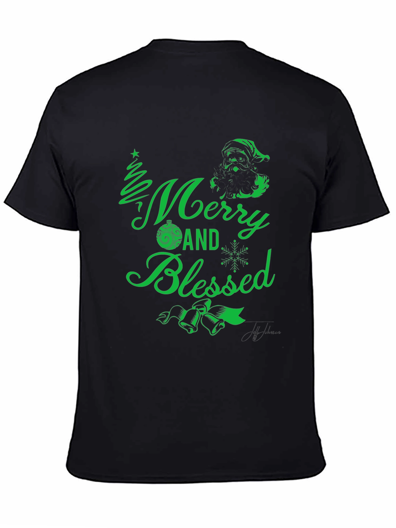 Merry and Blessed Graphic Tee