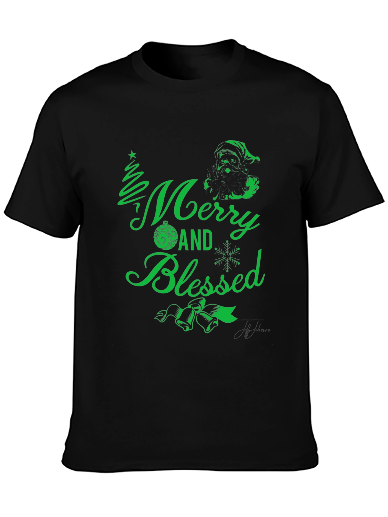 Merry and Blessed Graphic Tee