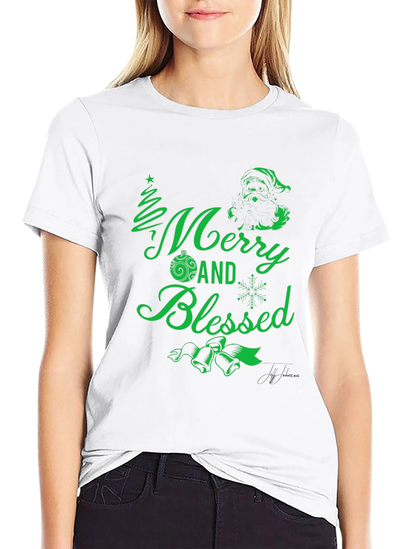 Merry and Blessed Graphic Tee