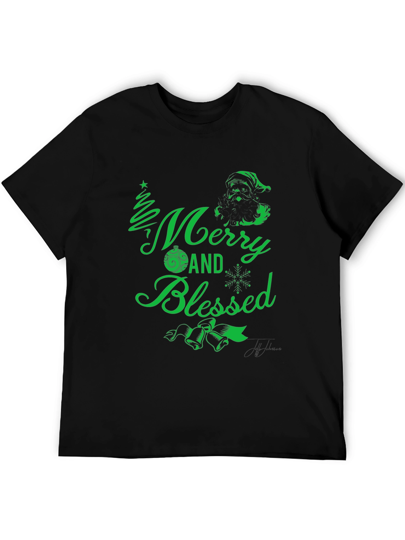 Merry and Blessed Graphic Tee