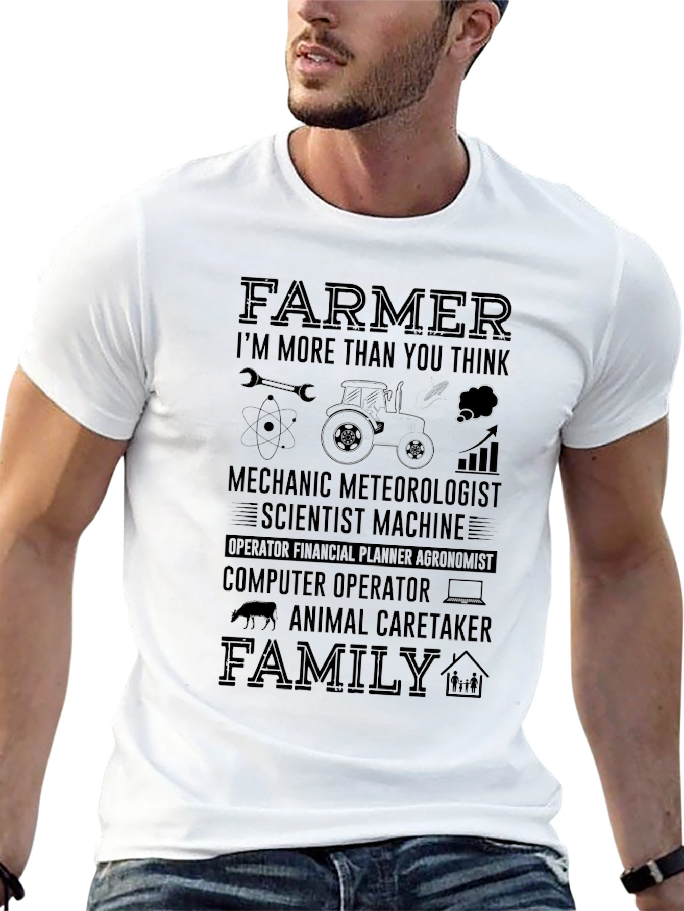 Farmer More Than You Think Graphic T-Shirt