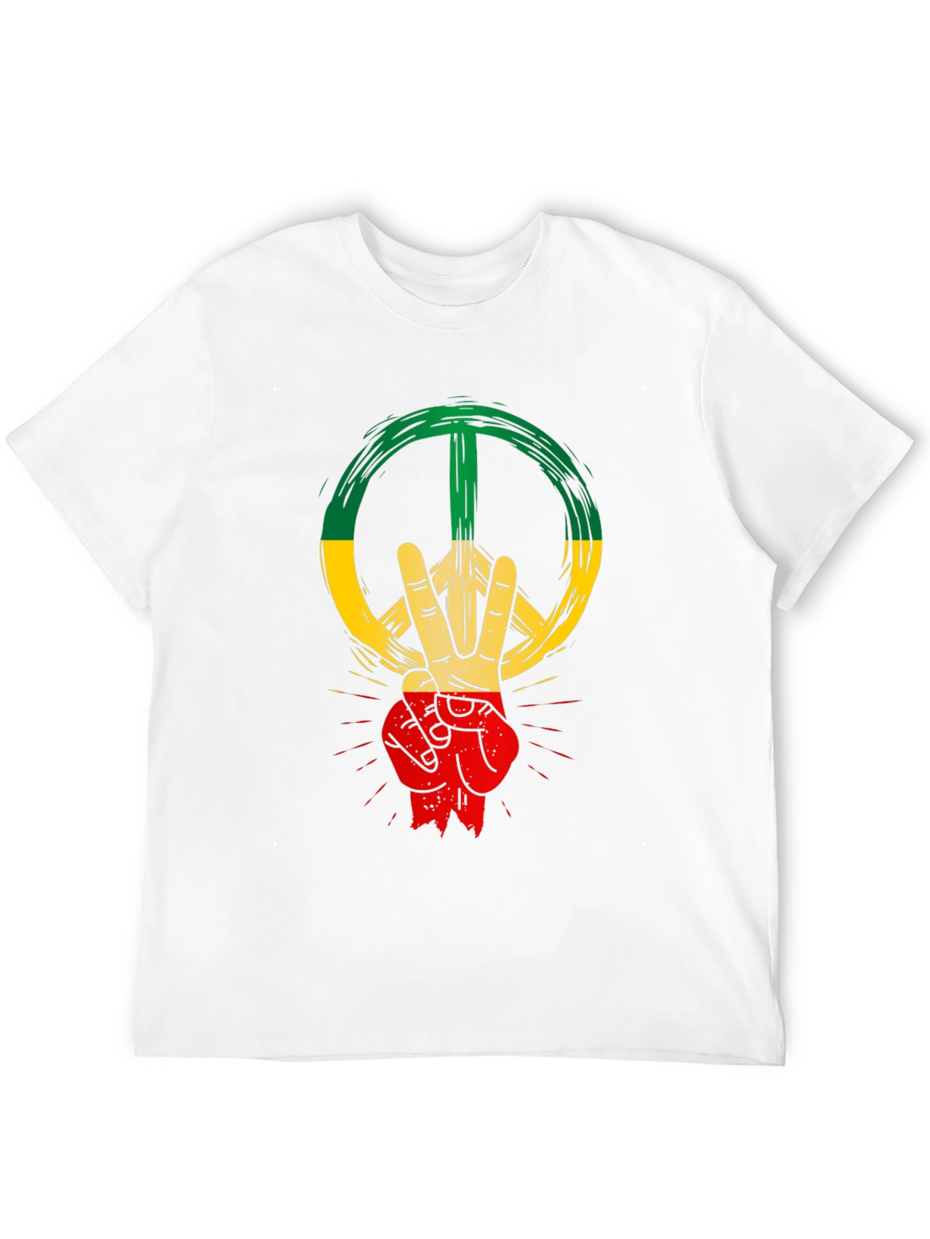 Rasta Peace Sign T-Shirt