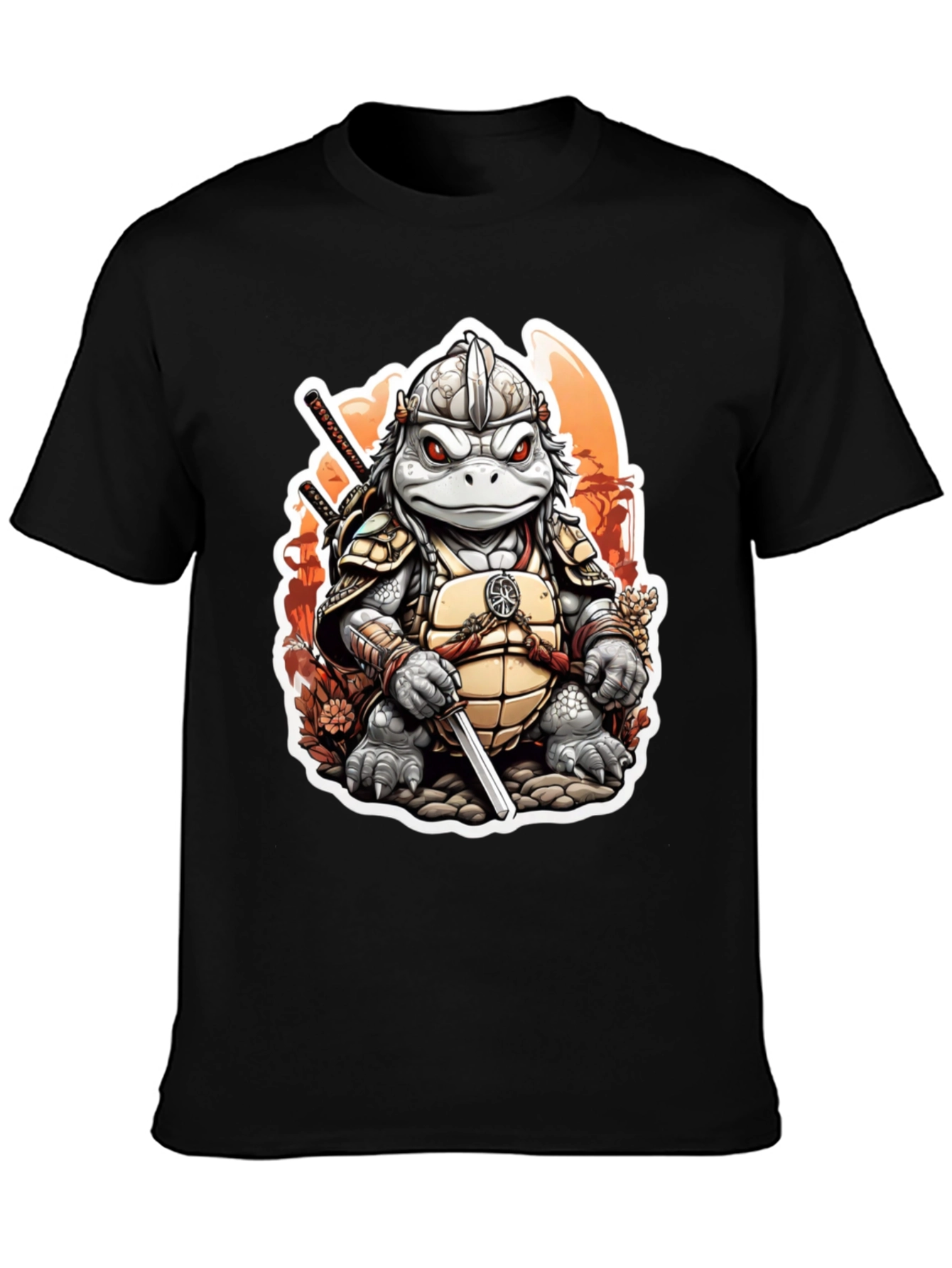 Turtle Samurai Graphic Tee - Ninja Warrior Style