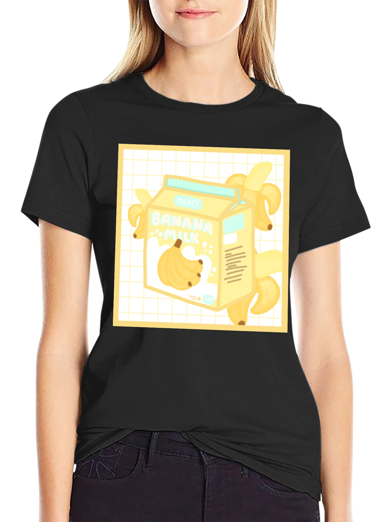 Banana Milk T-Shirt - Kawaii Style