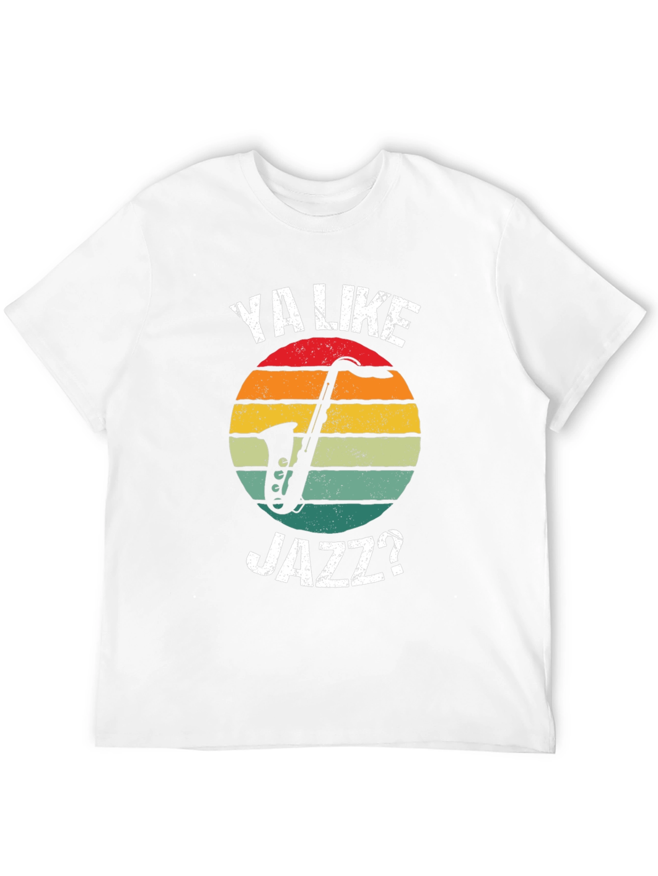 Ya Like Jazz Retro T-Shirt - Unique Musical Design