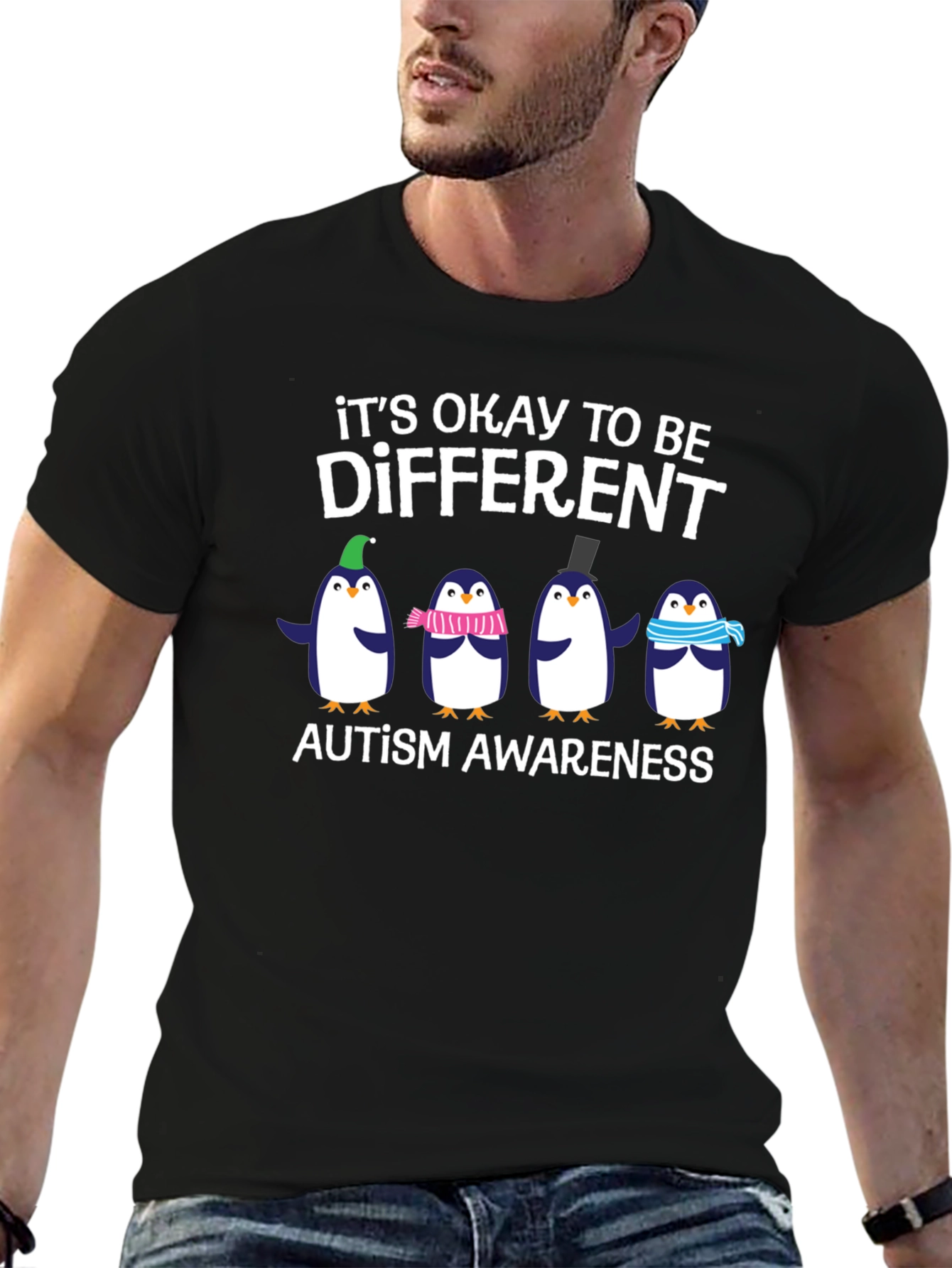 Autism Awareness Penguins T-Shirt