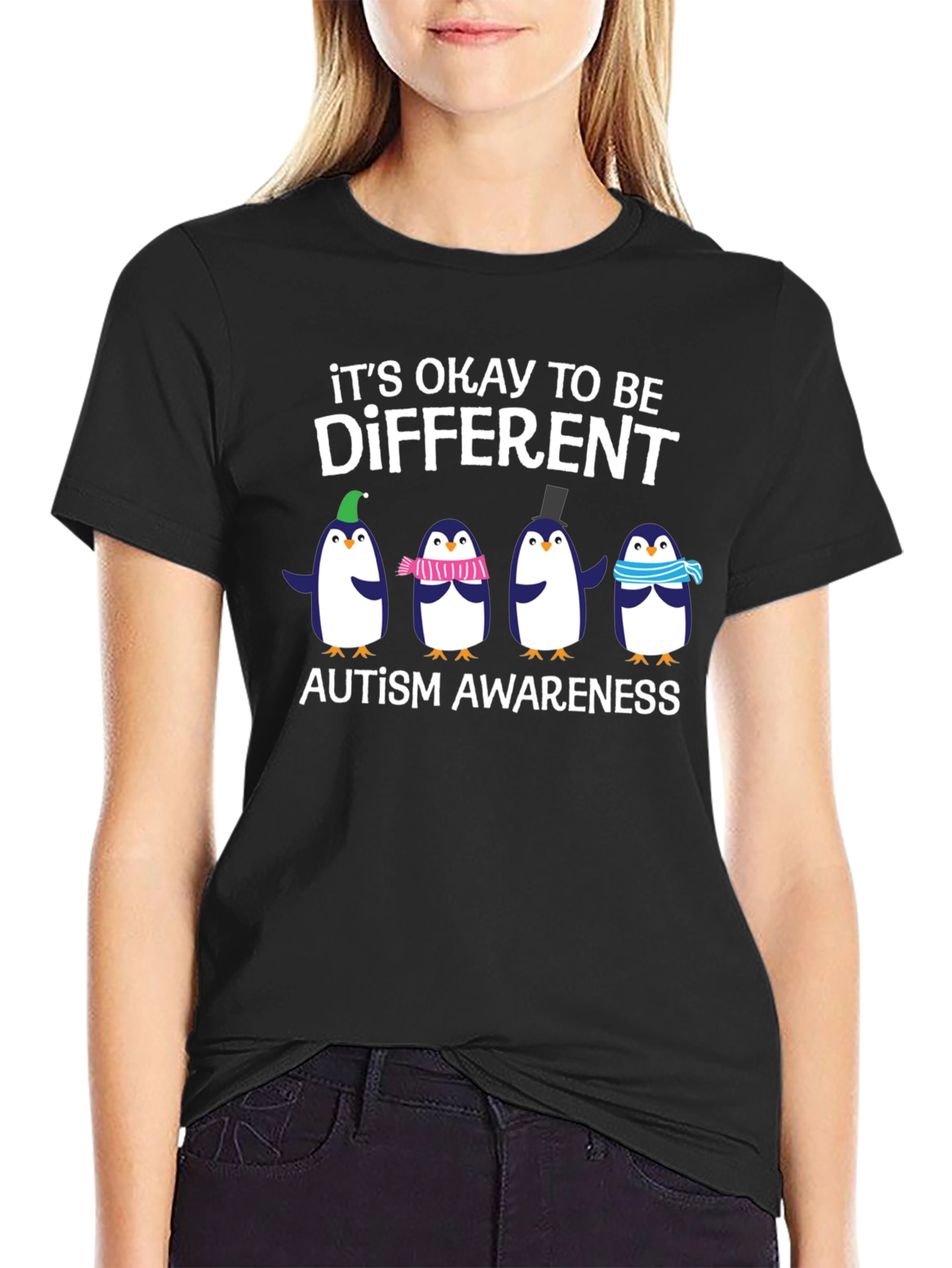 Autism Awareness Penguins T-Shirt