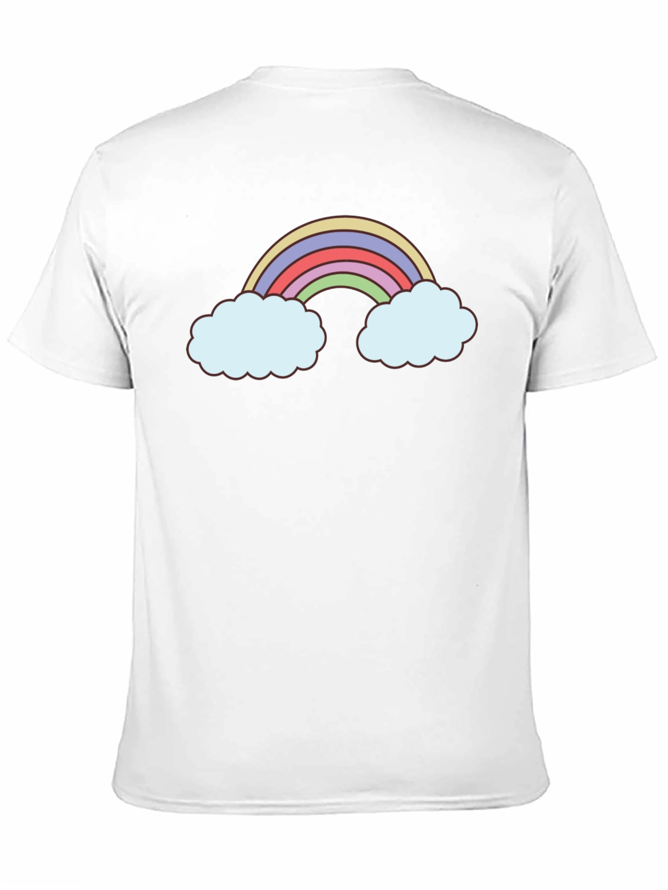 Rainbow Cloud Graphic T-Shirt