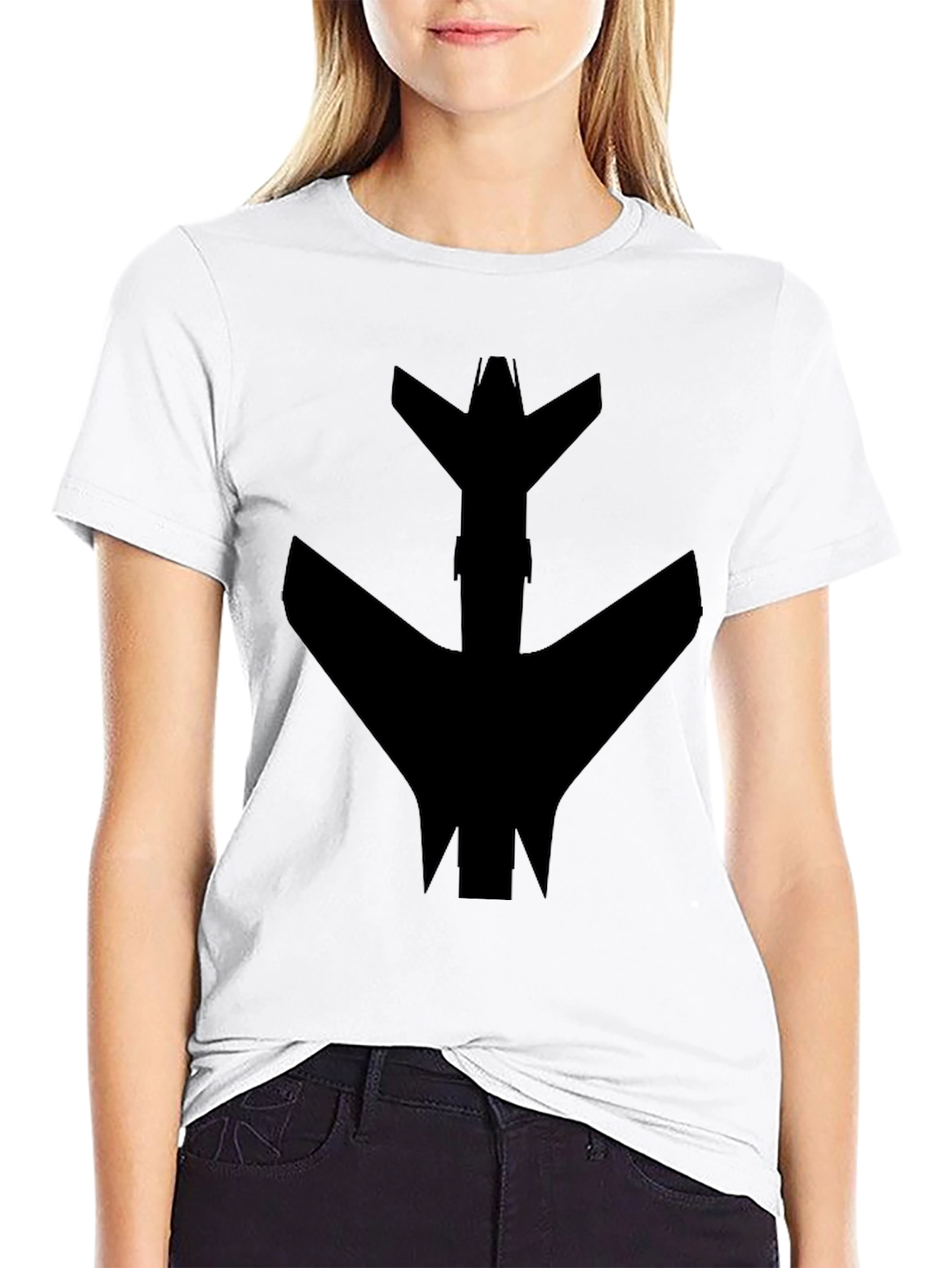 Black Airplane Graphic Tee - Pilot Inspired