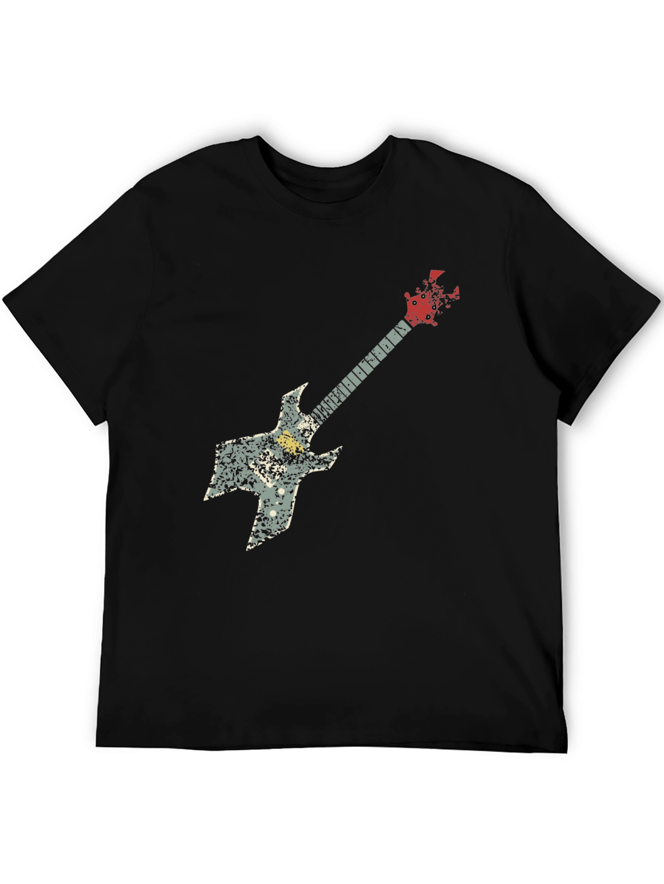 Guitar Graphic Tee - Rock Music Shirt
