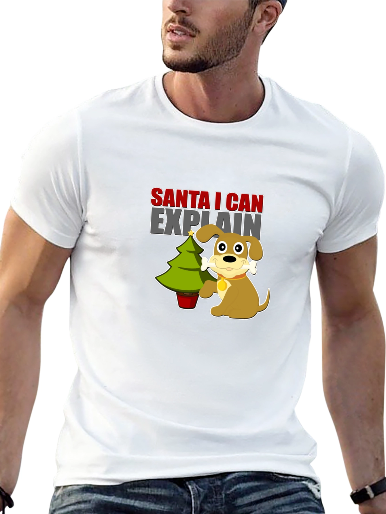 Santa I Can Explain Dog T-Shirt