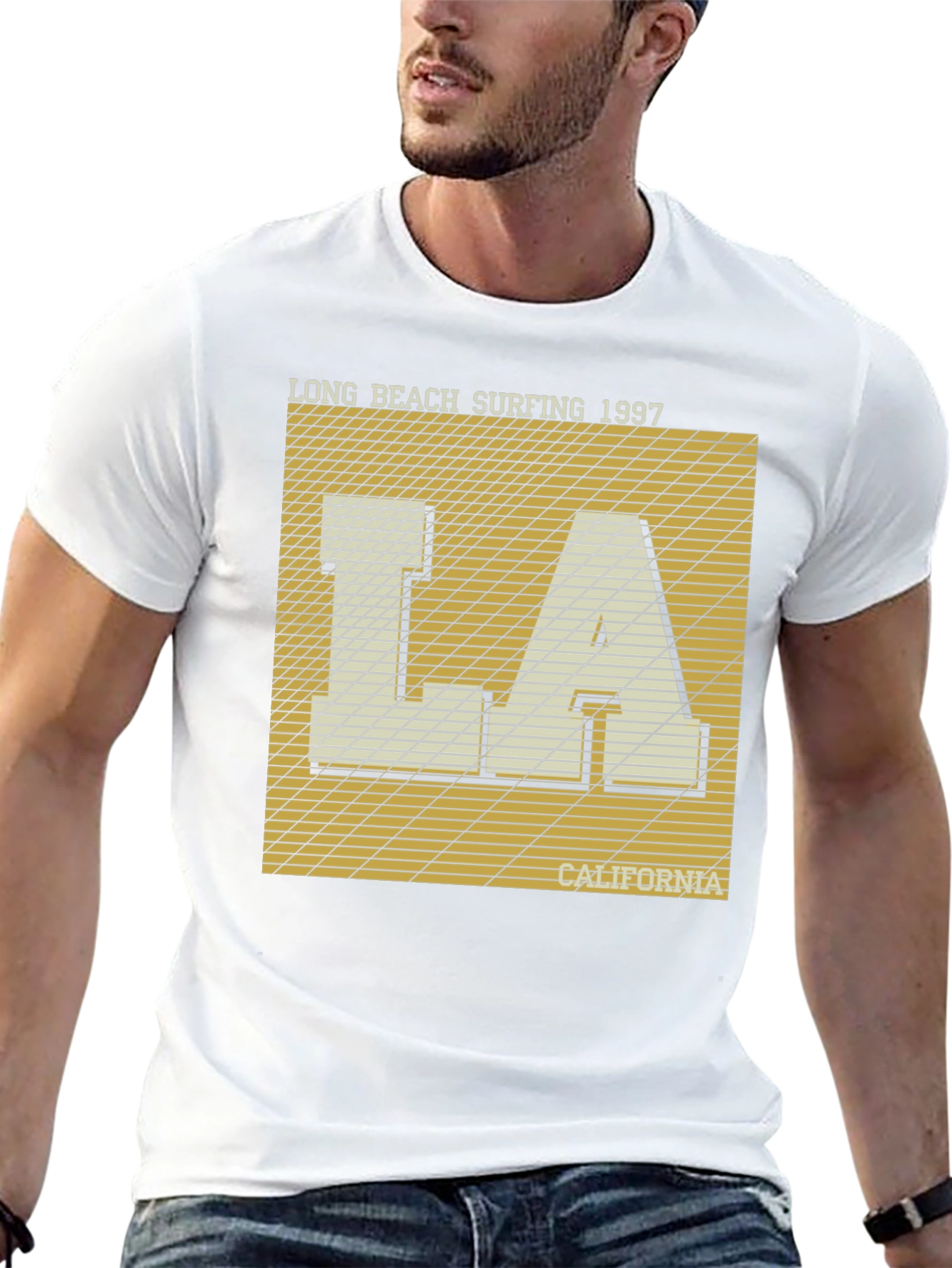 Long Beach Surfing 1997 LA California T-Shirt