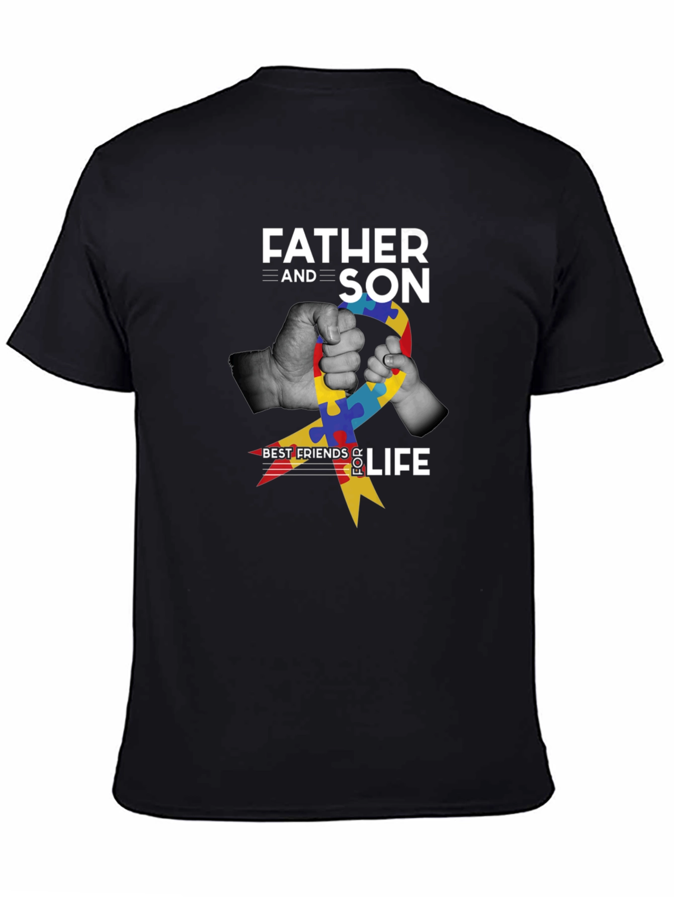 Father & Son Autism Awareness Graphic Tee