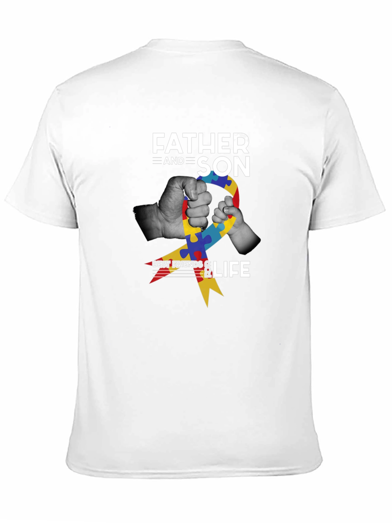 Father & Son Autism Awareness Graphic Tee