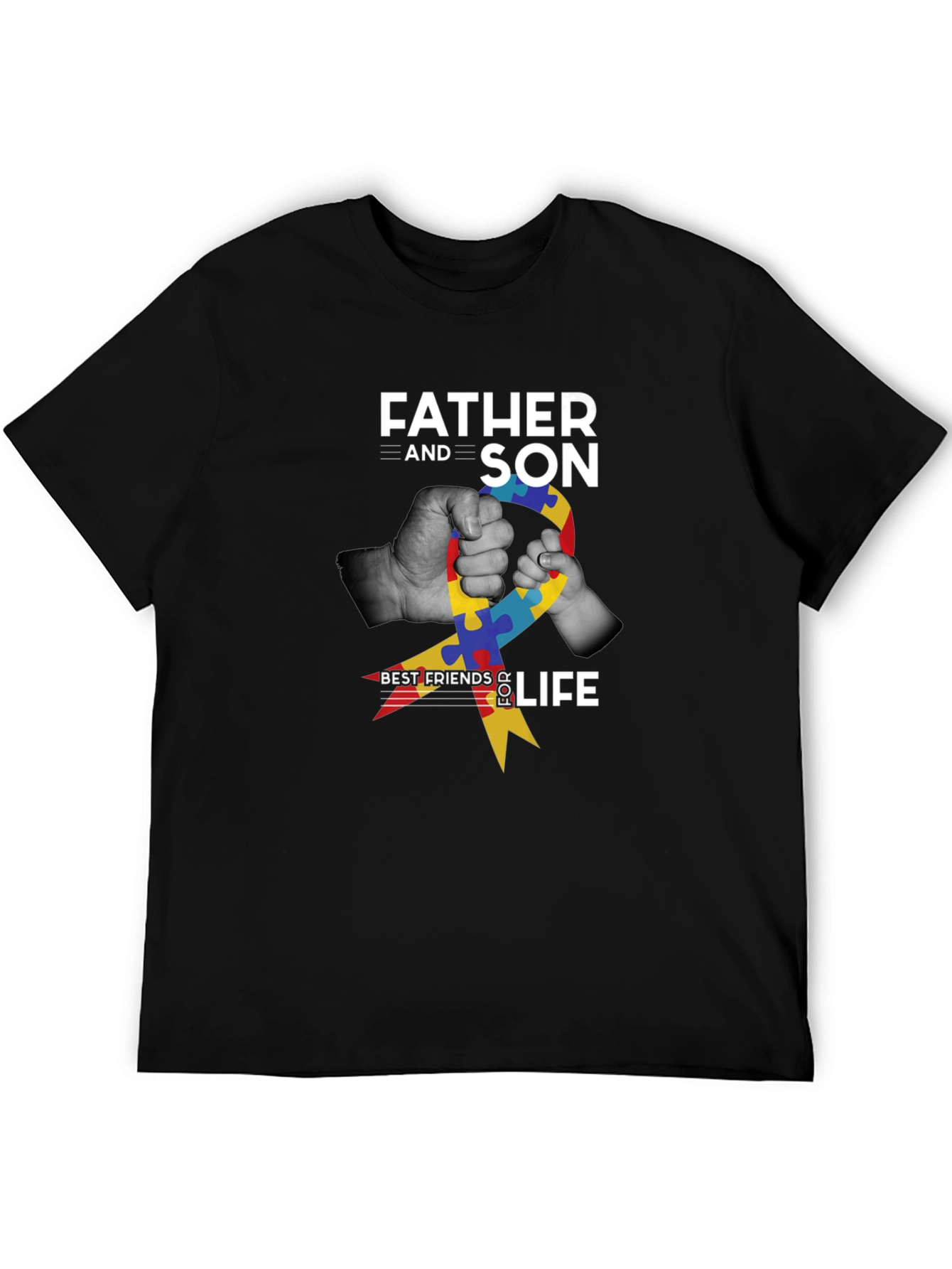 Father & Son Autism Awareness Graphic Tee