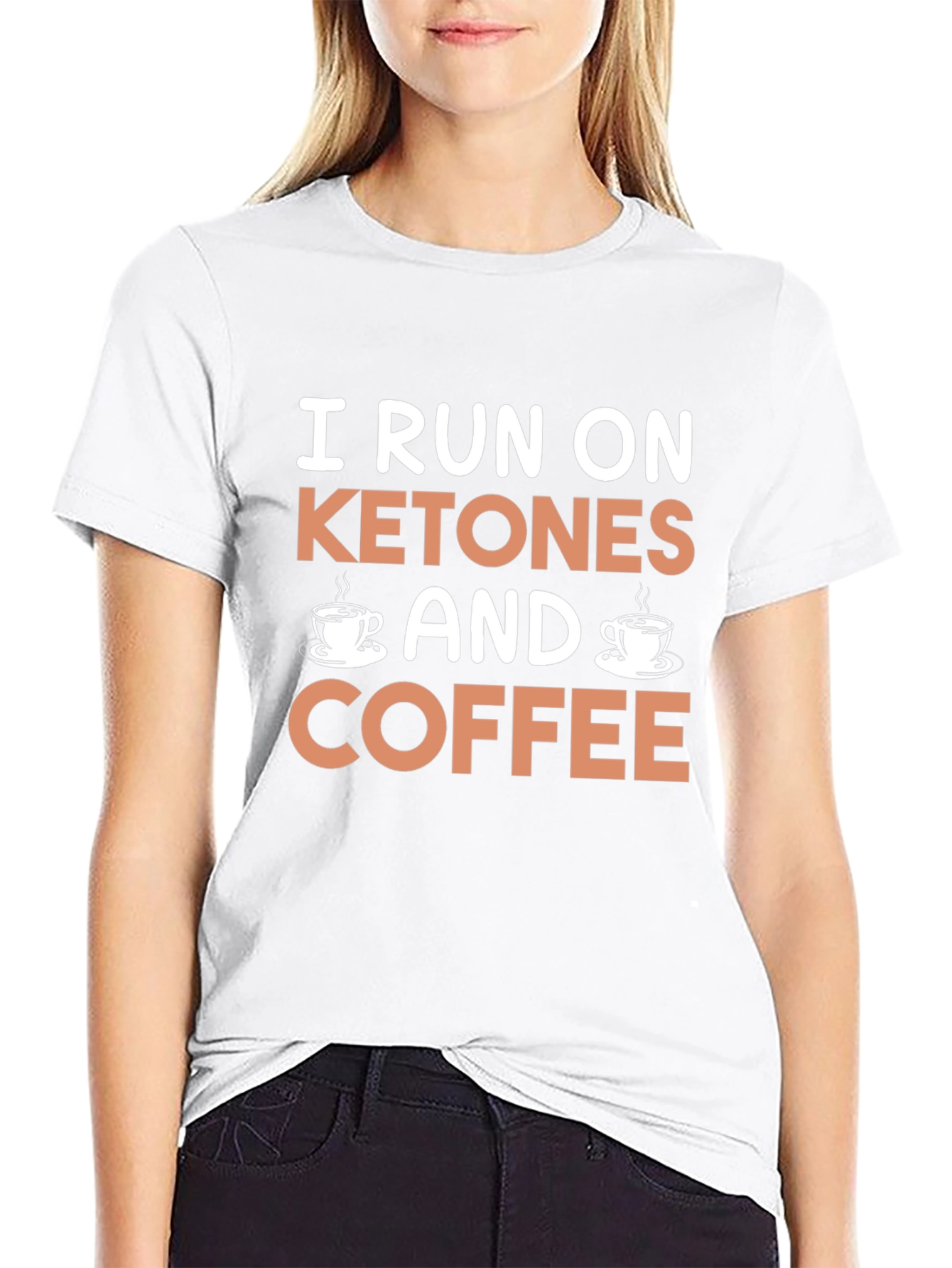 Ketones and Coffee Black Graphic Tee