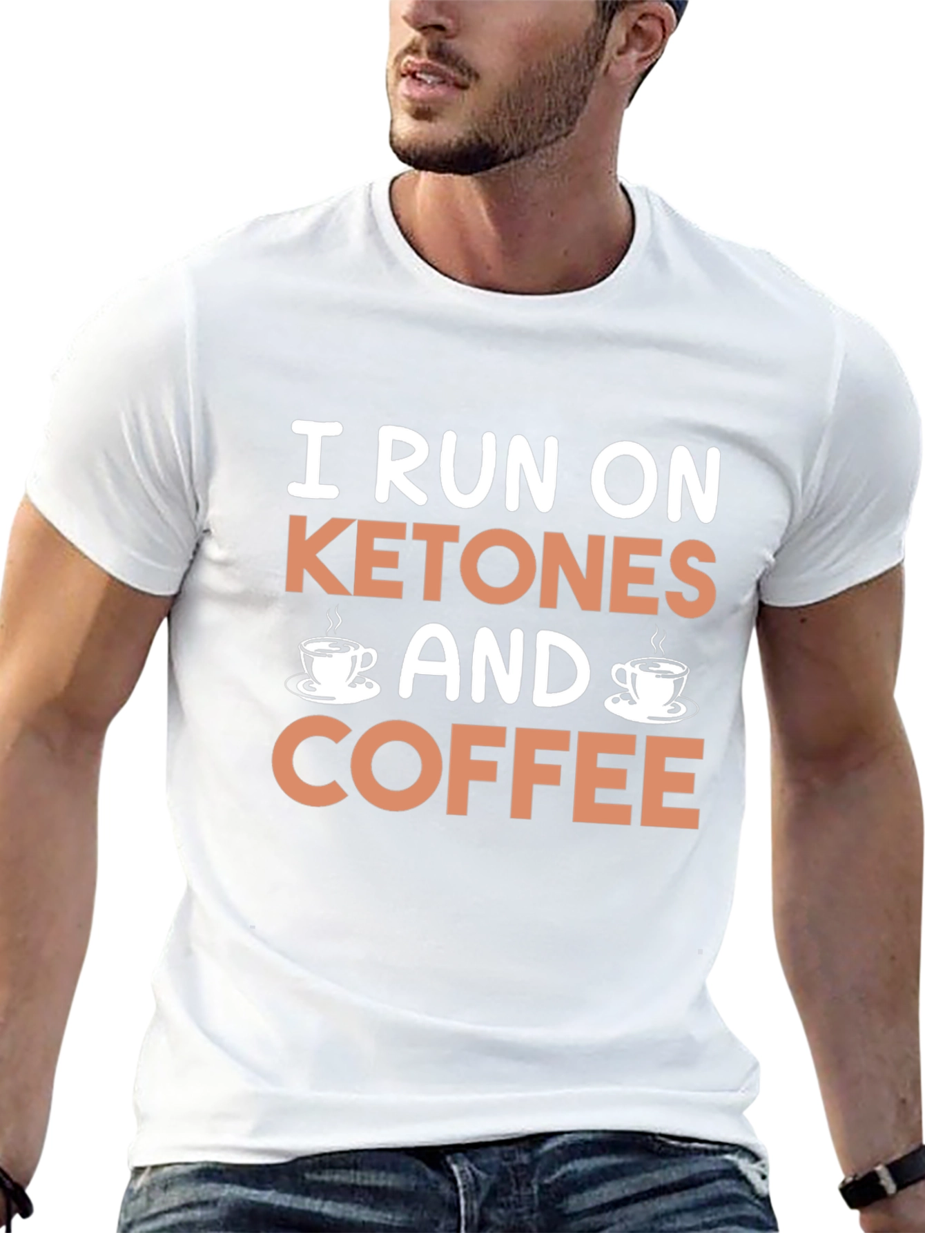 Ketones and Coffee Black Graphic Tee