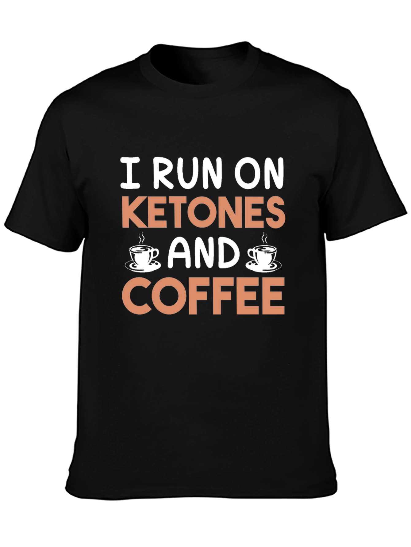 Ketones and Coffee Black Graphic Tee