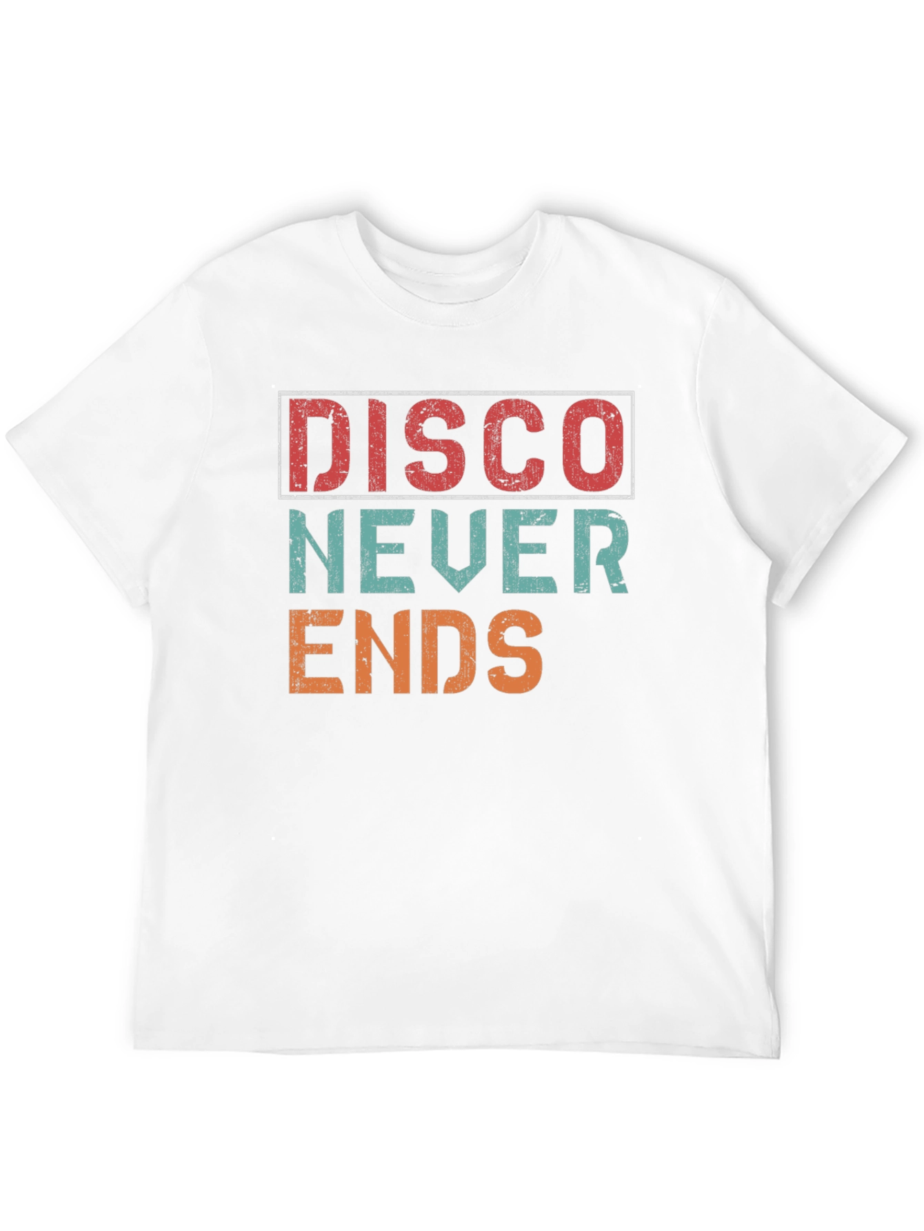 Retro Disco Never Ends Graphic Tee