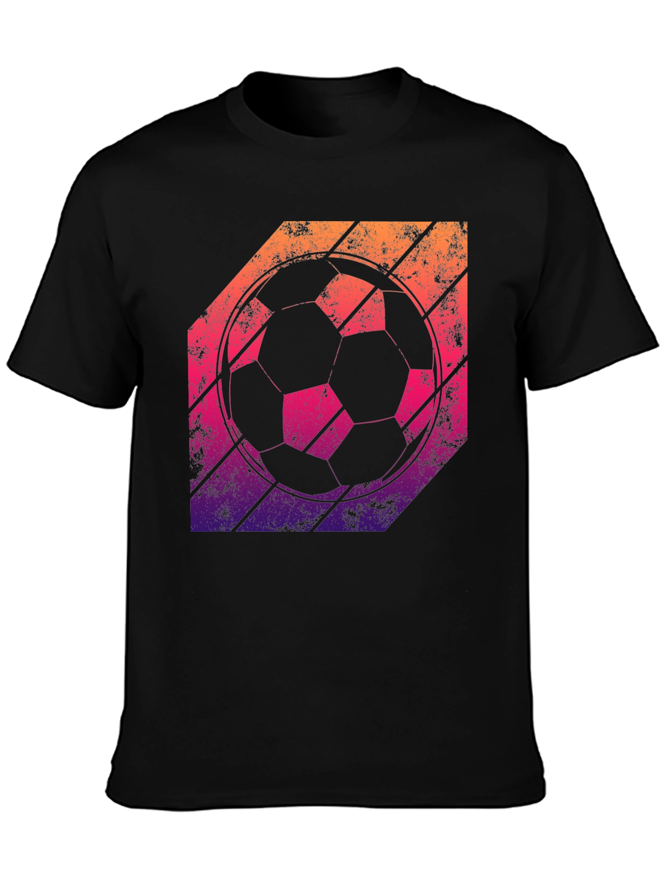Retro Soccer Ball Graphic T-Shirt