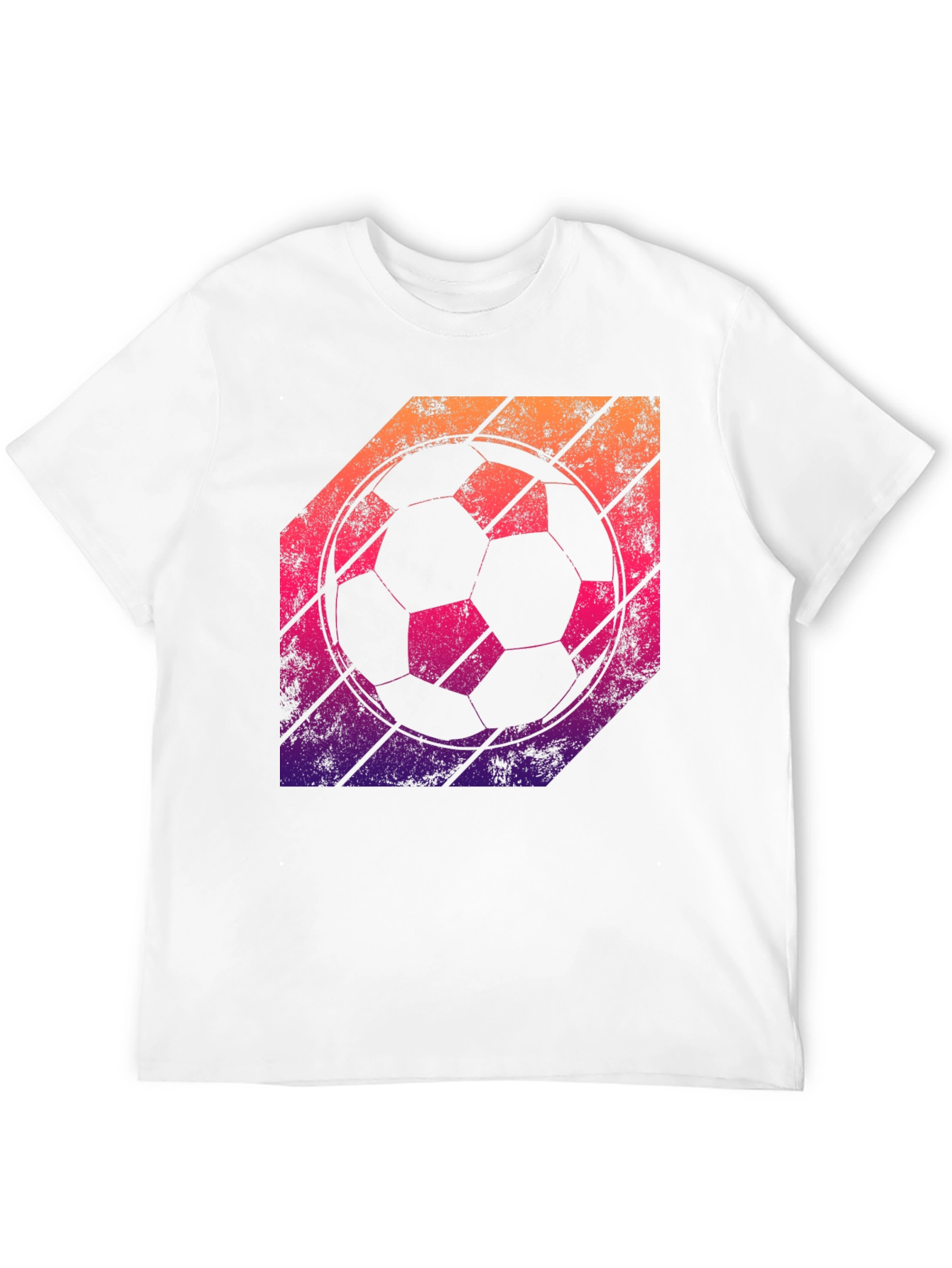 Retro Soccer Ball Graphic T-Shirt