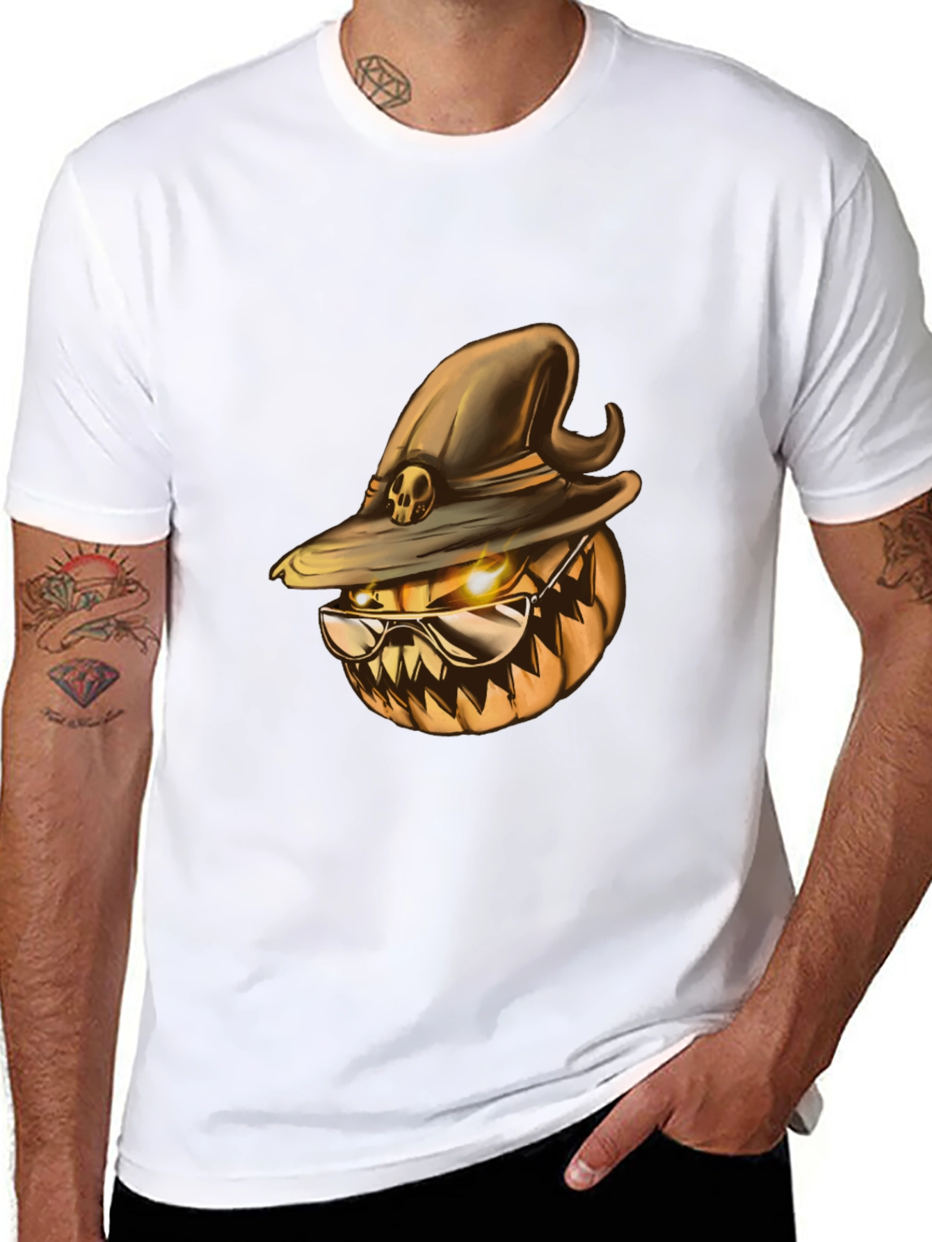 Cool Pumpkin Halloween T-Shirt
