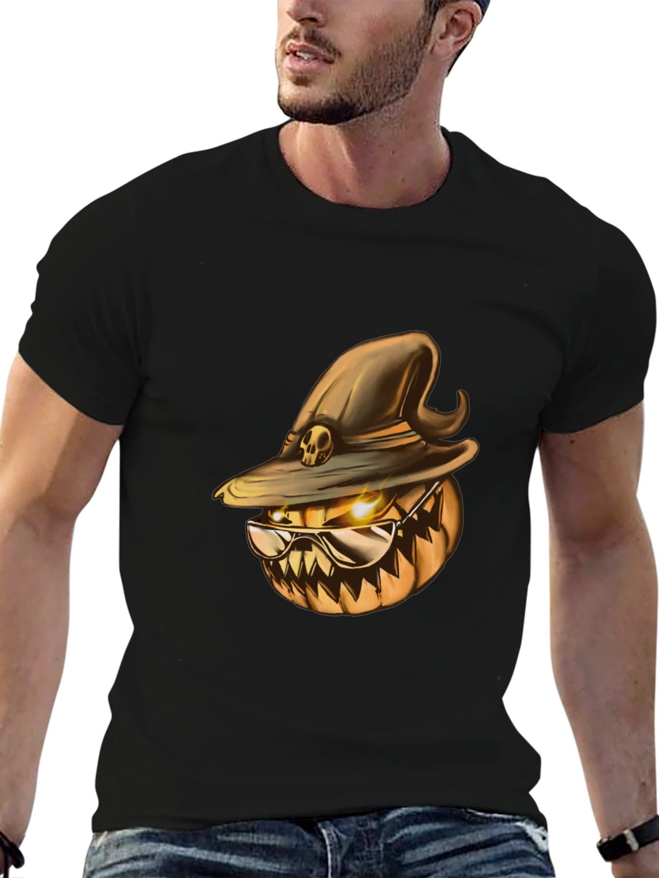 Cool Pumpkin Halloween T-Shirt