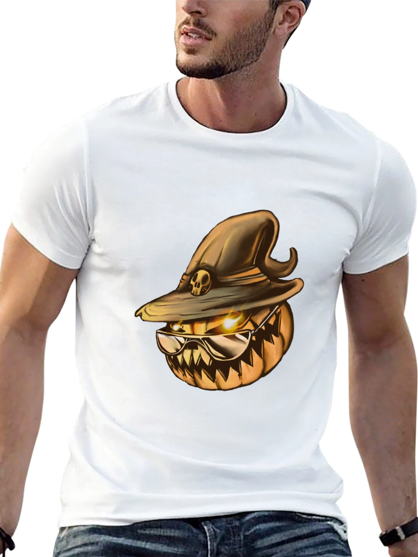 Cool Pumpkin Halloween T-Shirt