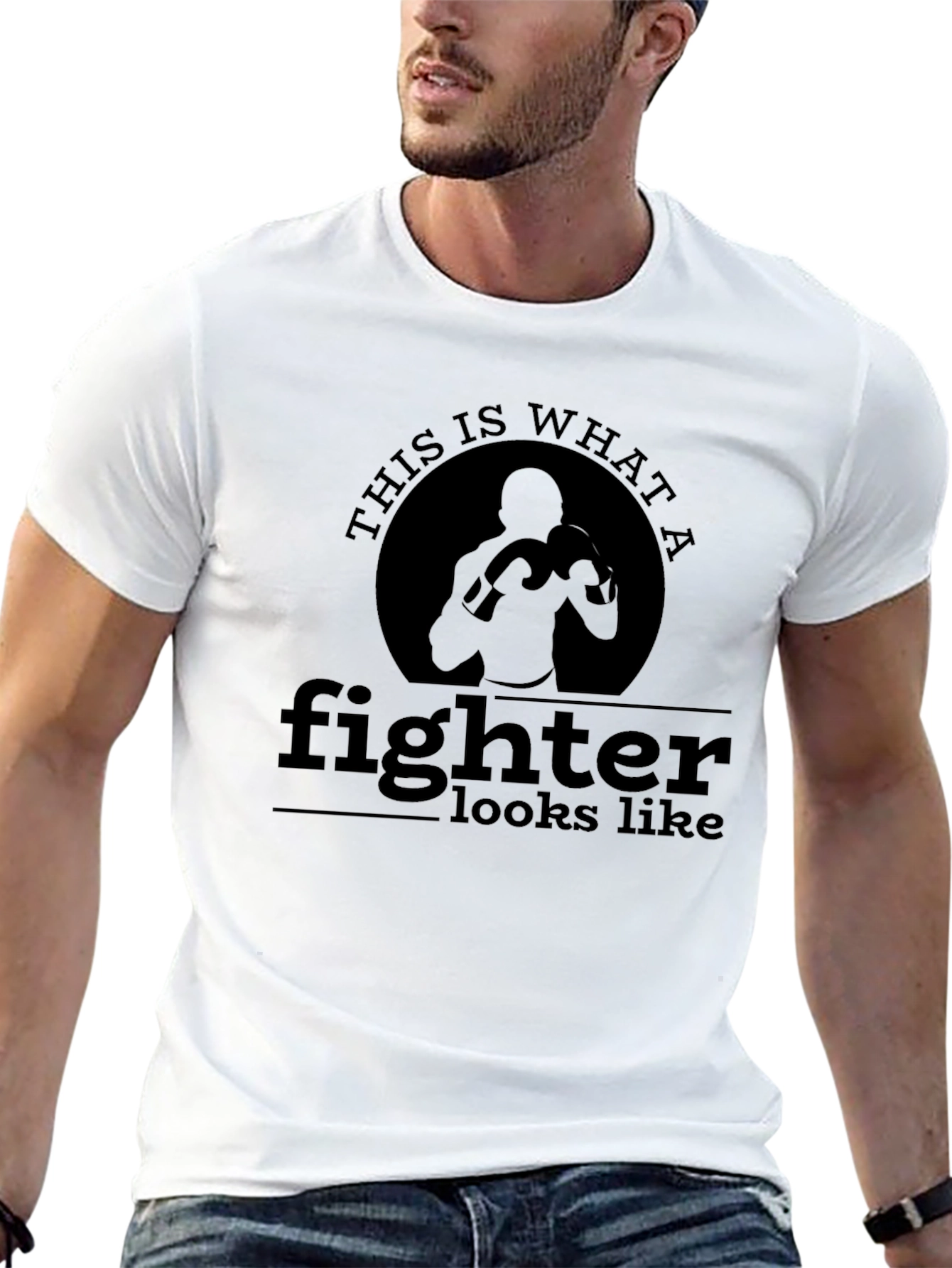Fighter Graphic Tee - Boxing Enthusiast Apparel