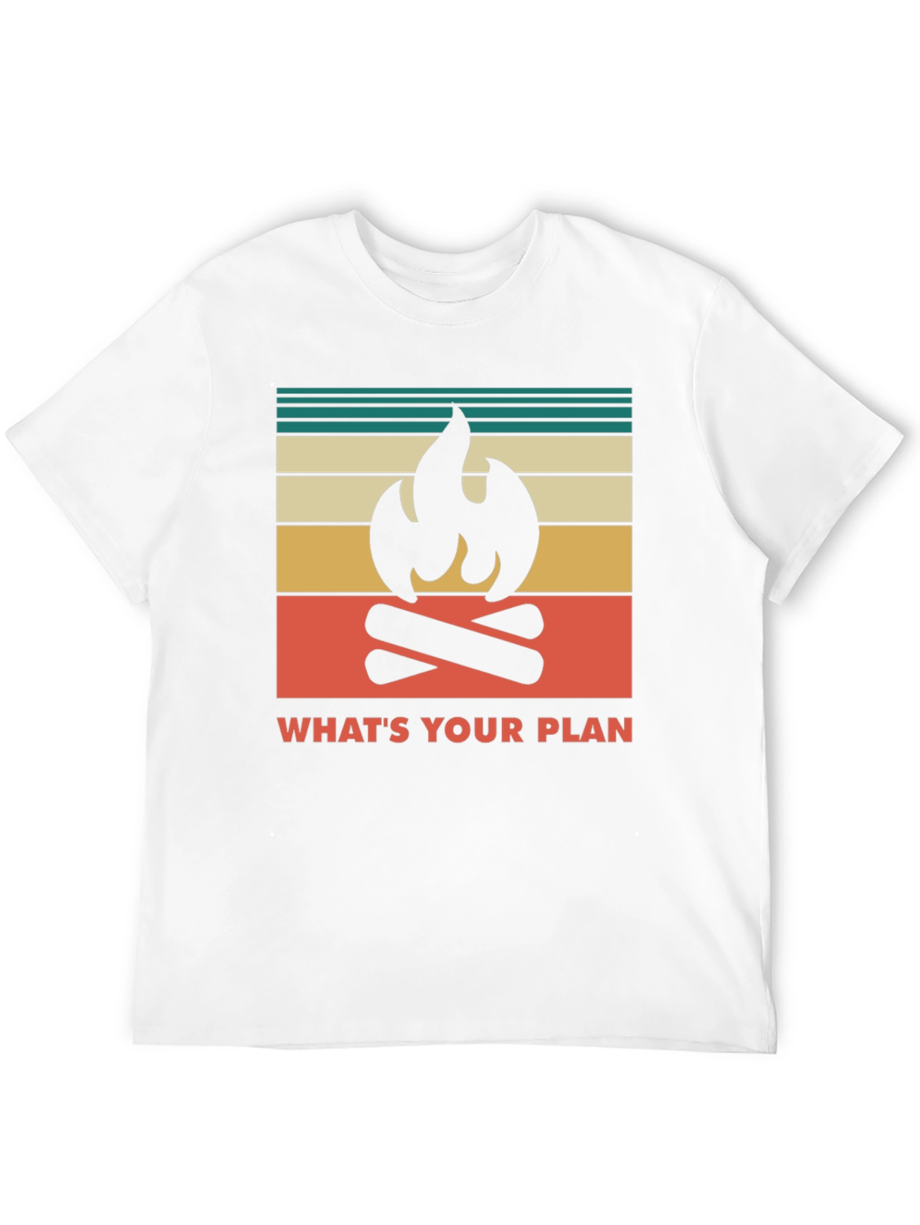 Camping Graphic Tee - Whats Your Plan Adventure Shirt