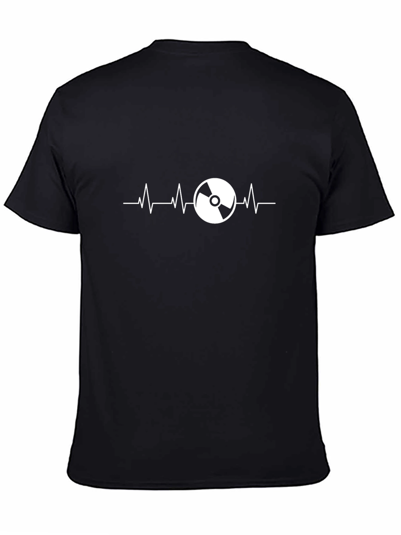 DJ Heartbeat Graphic T-Shirt - Black