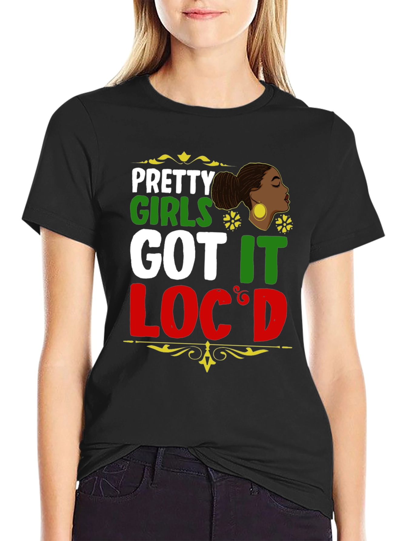 Pretty Girls Got It Locd Black T-Shirt