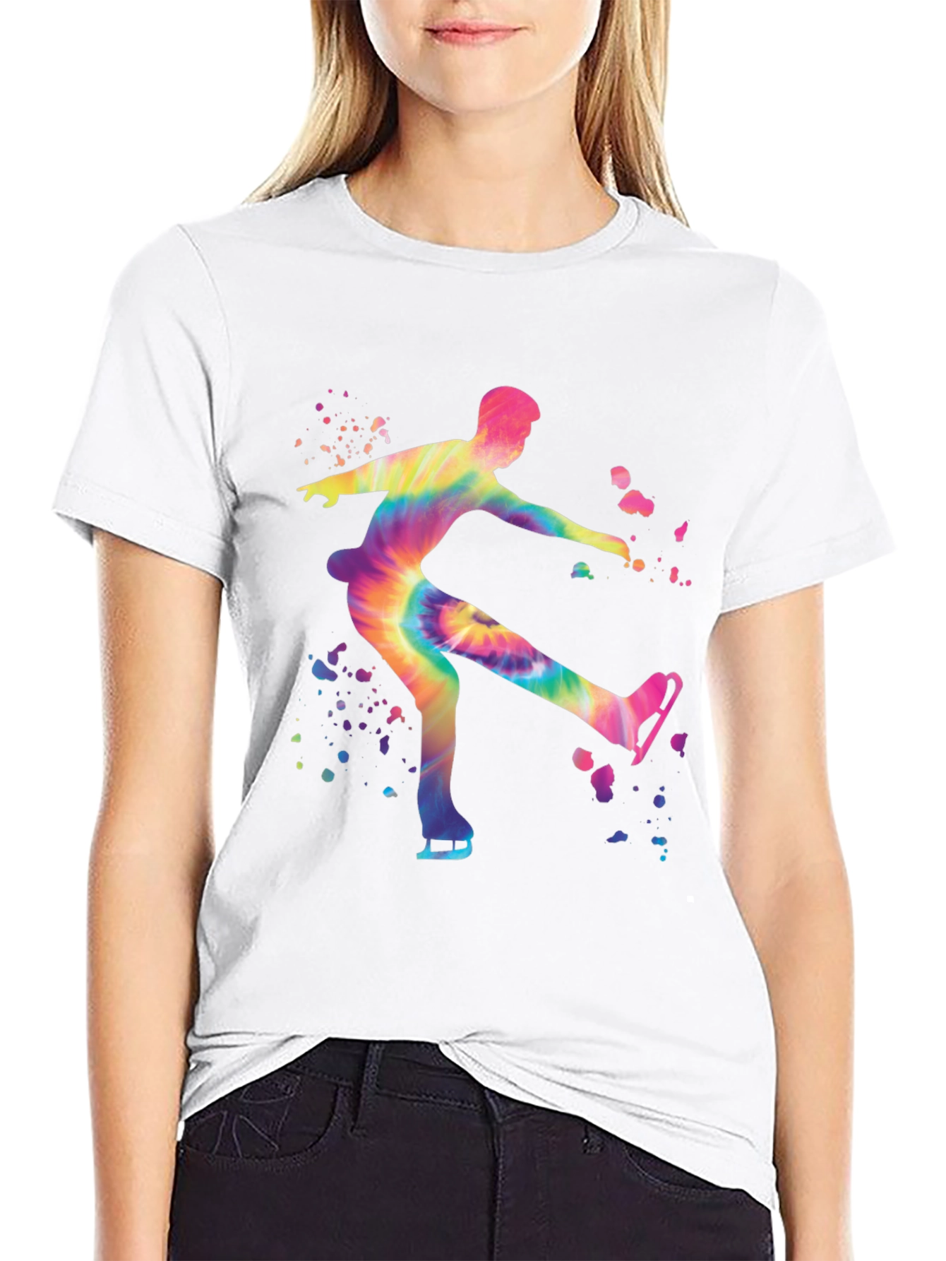 Tie-Dye Ice Skater Graphic Tee
