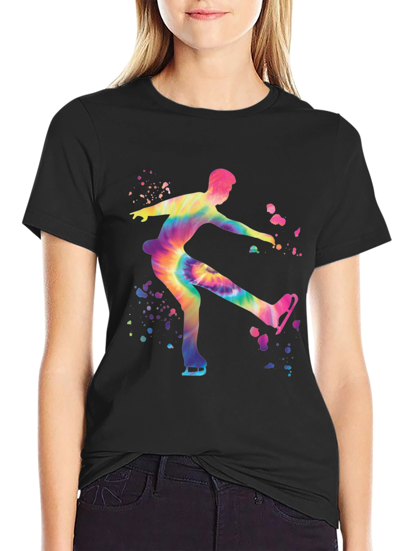 Tie-Dye Ice Skater Graphic Tee