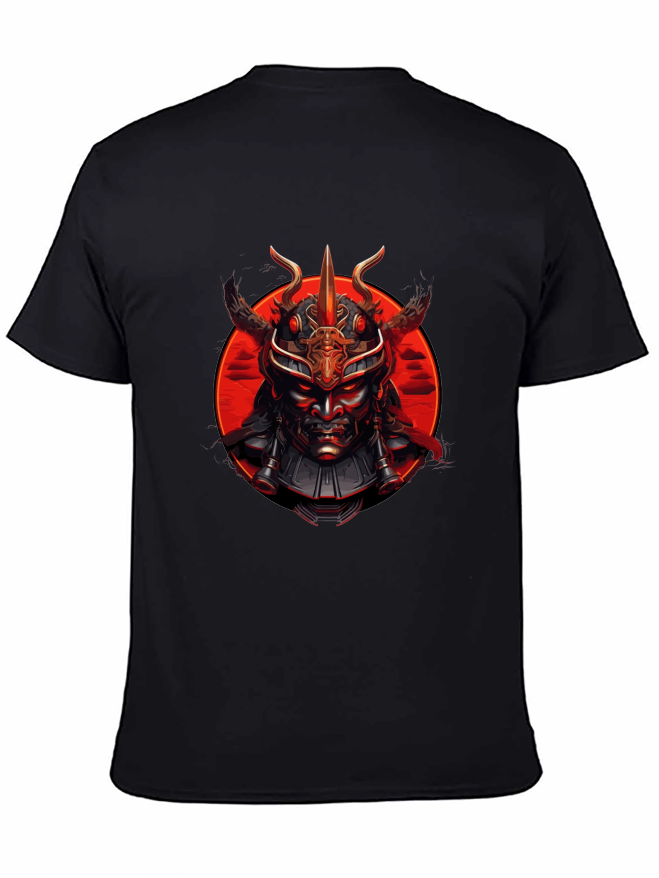 Samurai Warrior Graphic Tee - Bold Statement Shirt