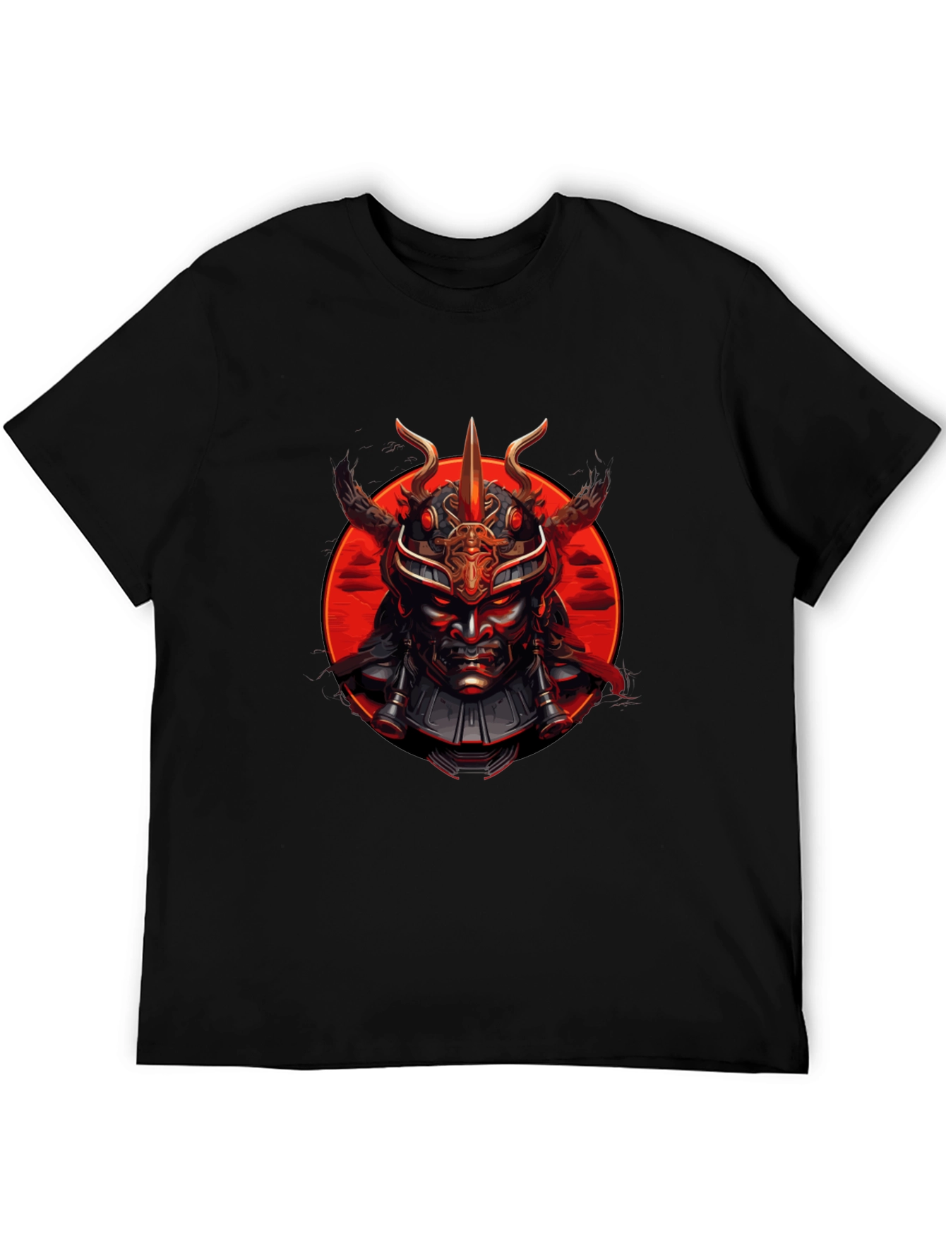Samurai Warrior Graphic Tee - Bold Statement Shirt