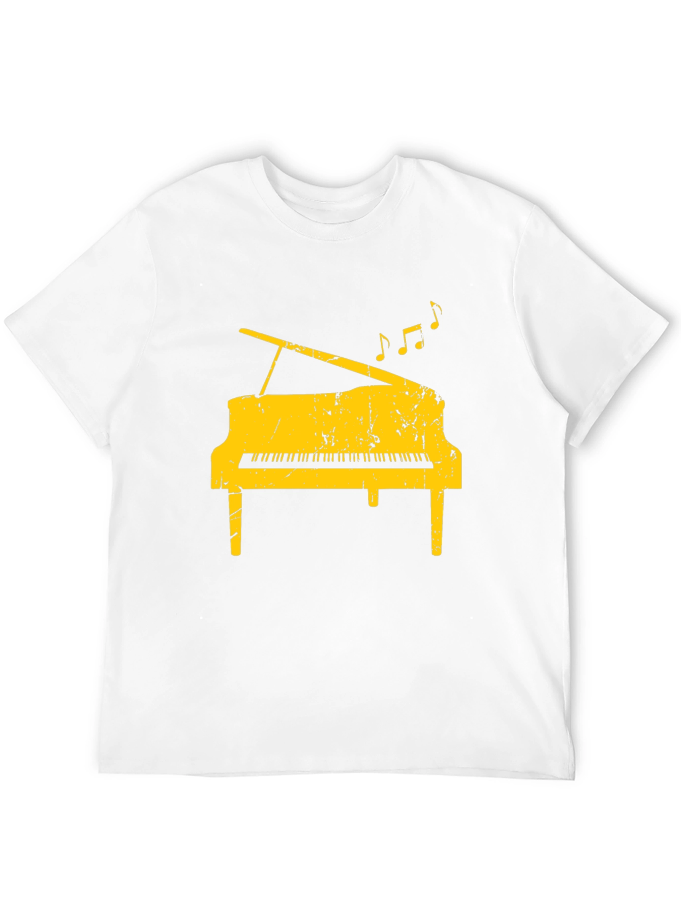 Piano Graphic T-Shirt - Music Lover Tee