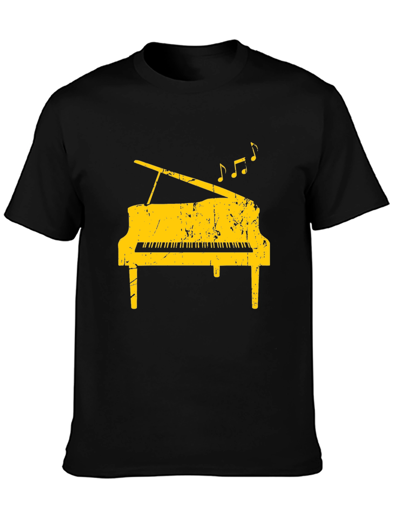 Piano Graphic T-Shirt - Music Lover Tee