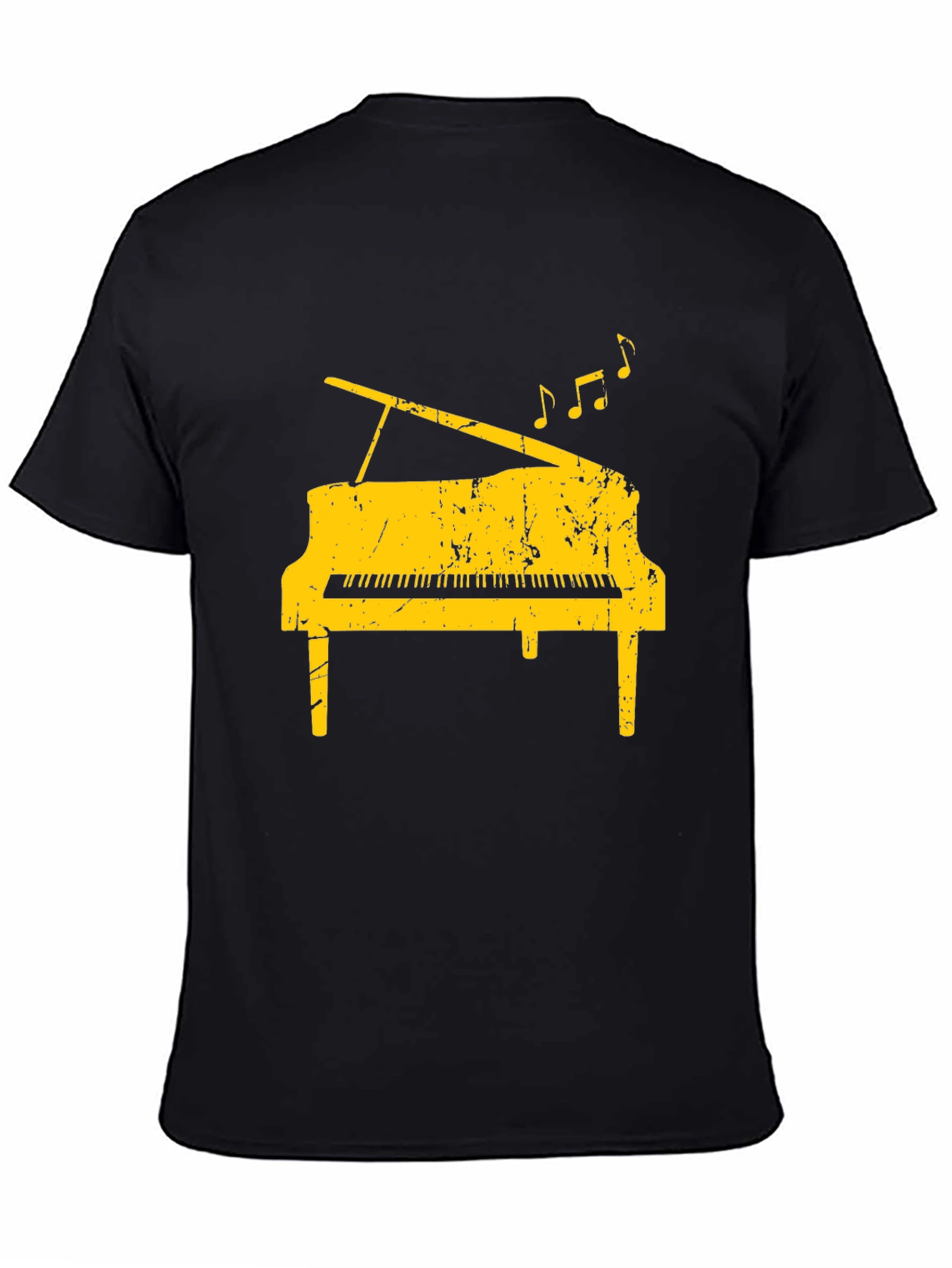 Piano Graphic T-Shirt - Music Lover Tee