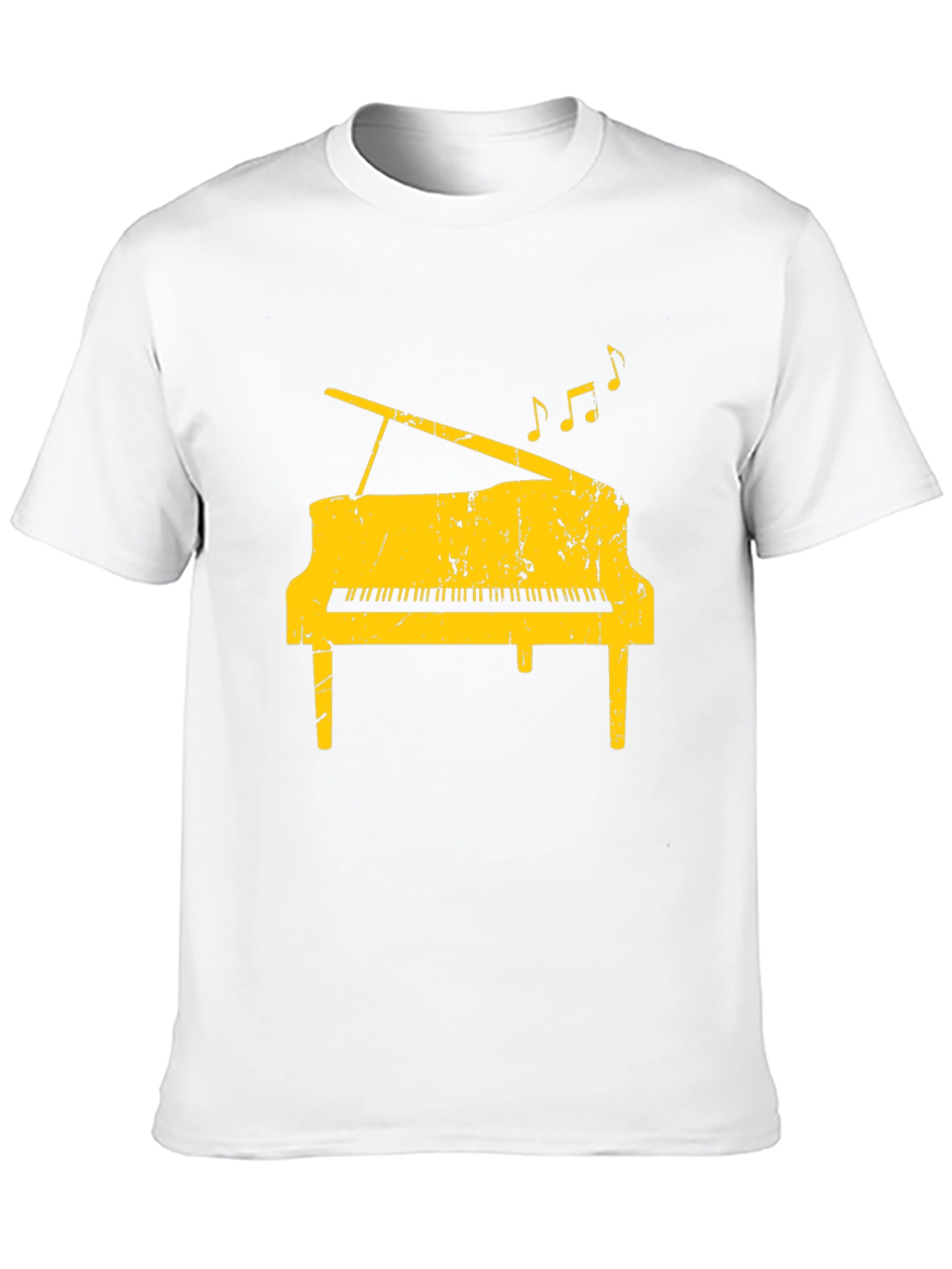 Piano Graphic T-Shirt - Music Lover Tee