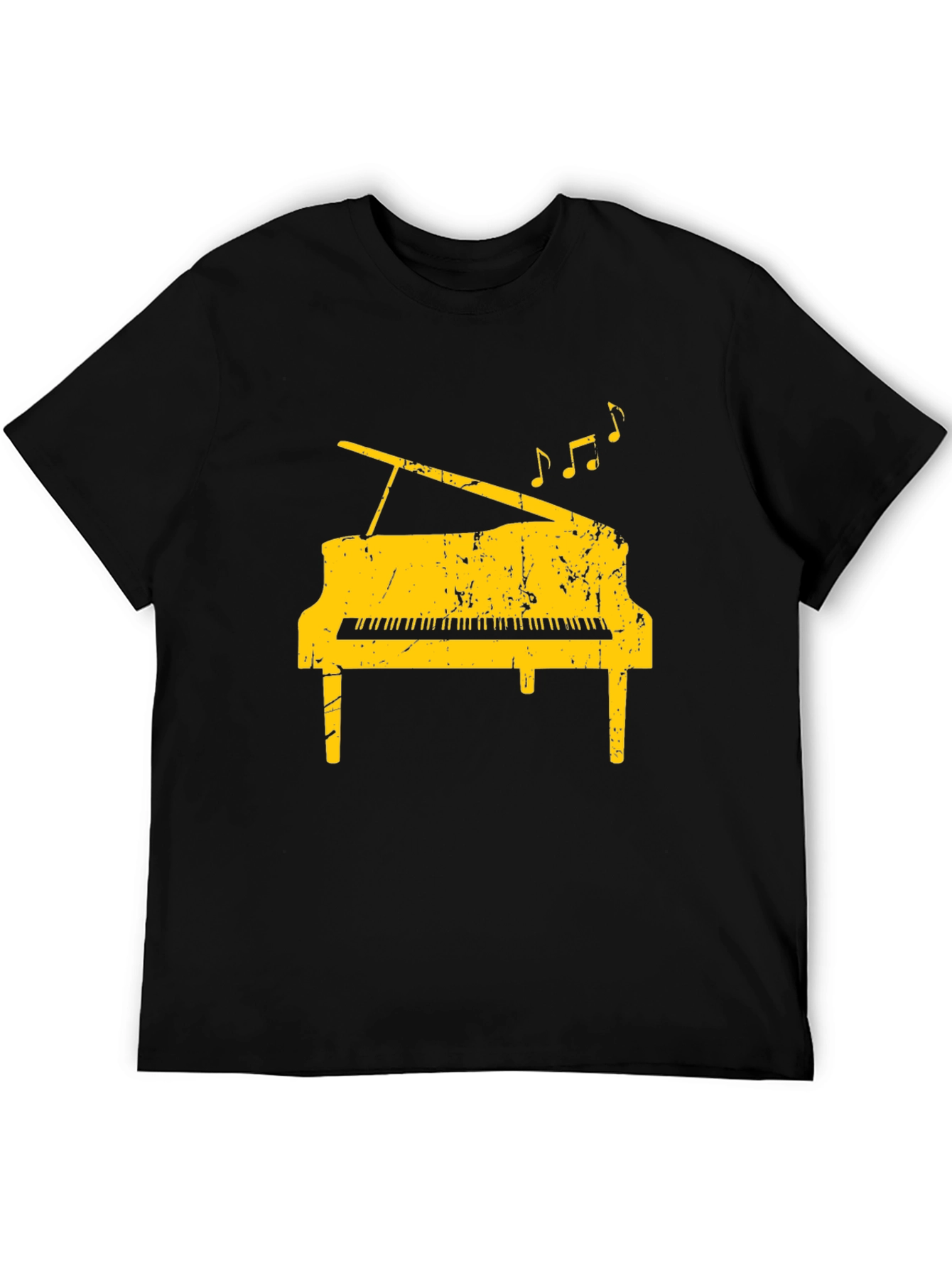 Piano Graphic T-Shirt - Music Lover Tee