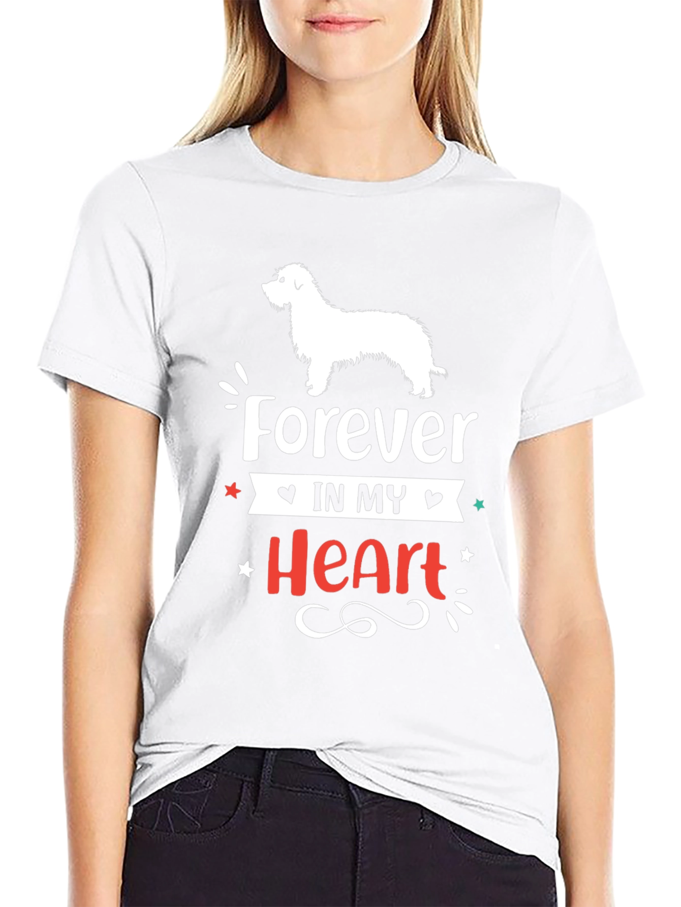 Forever In My Heart Dog Graphic Tee