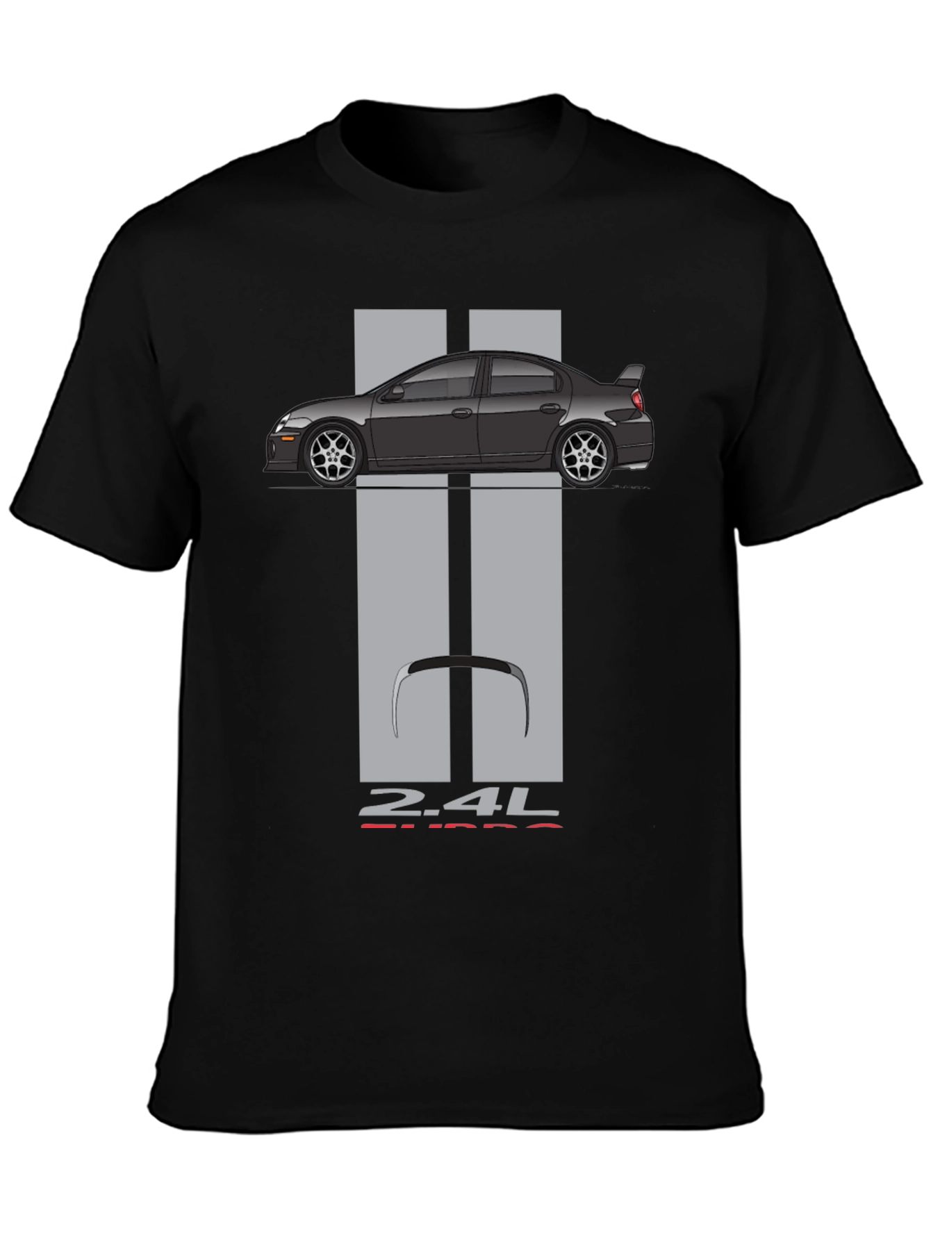 2.4L Turbo Car Graphic Tee - Automotive Enthusiast
