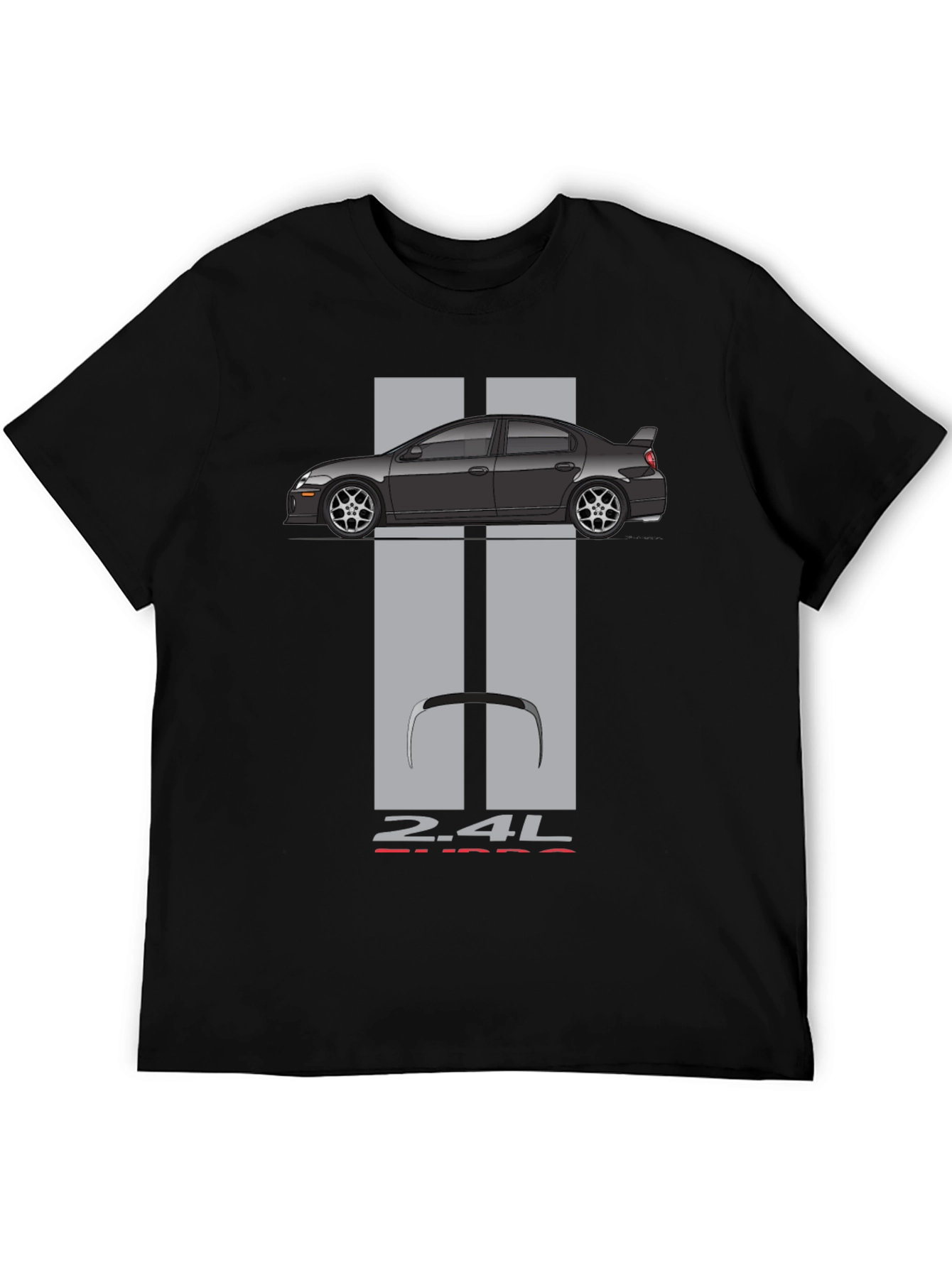 2.4L Turbo Car Graphic Tee - Automotive Enthusiast