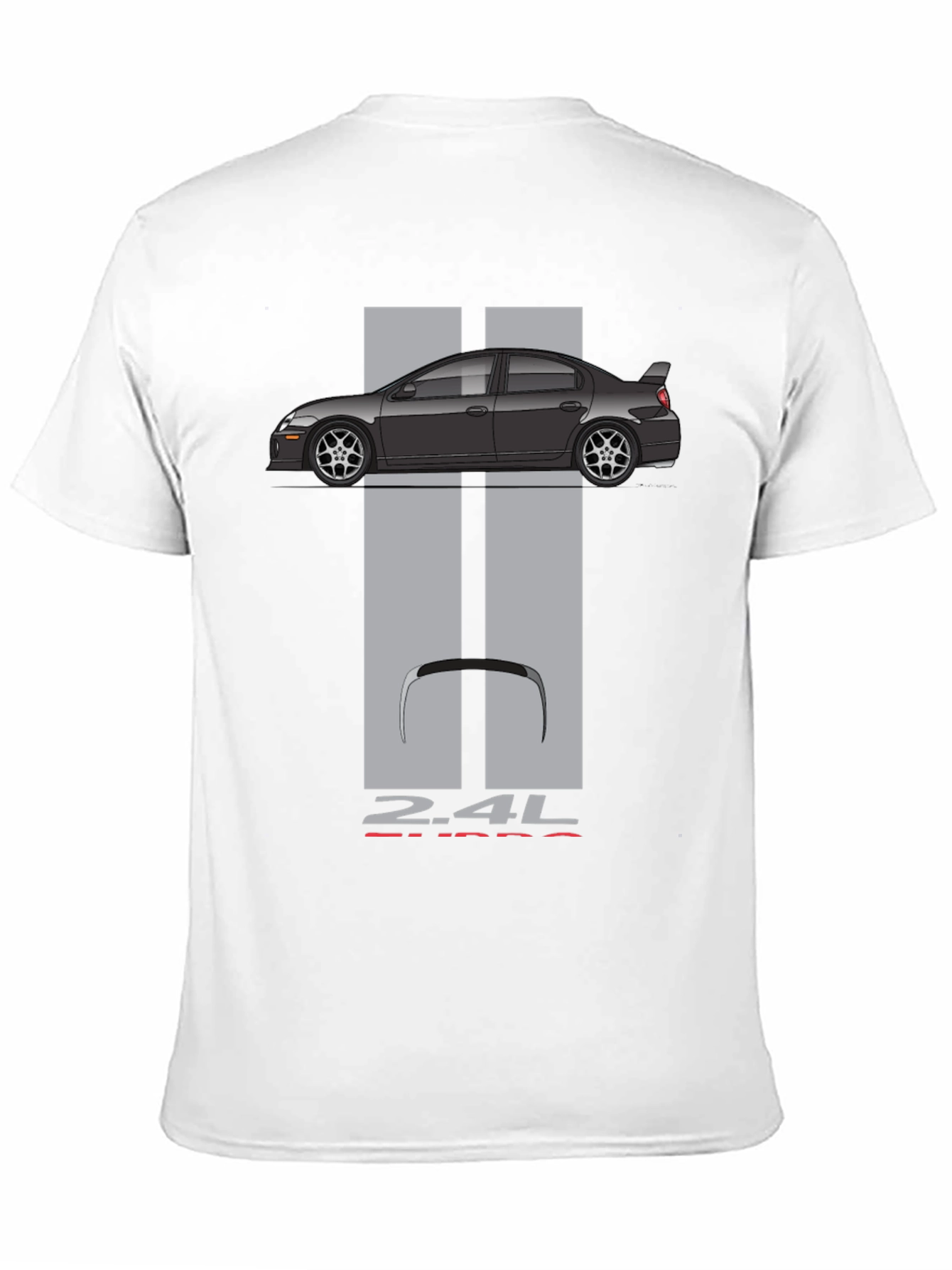 2.4L Turbo Car Graphic Tee - Automotive Enthusiast