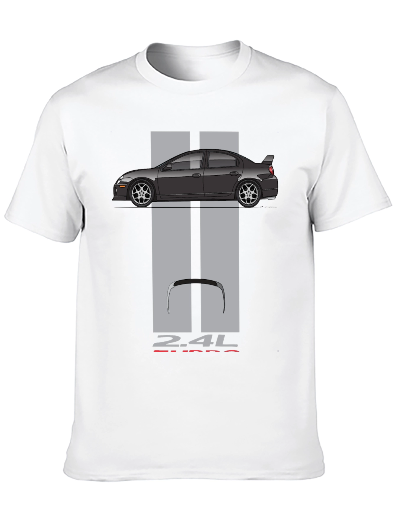 2.4L Turbo Car Graphic Tee - Automotive Enthusiast