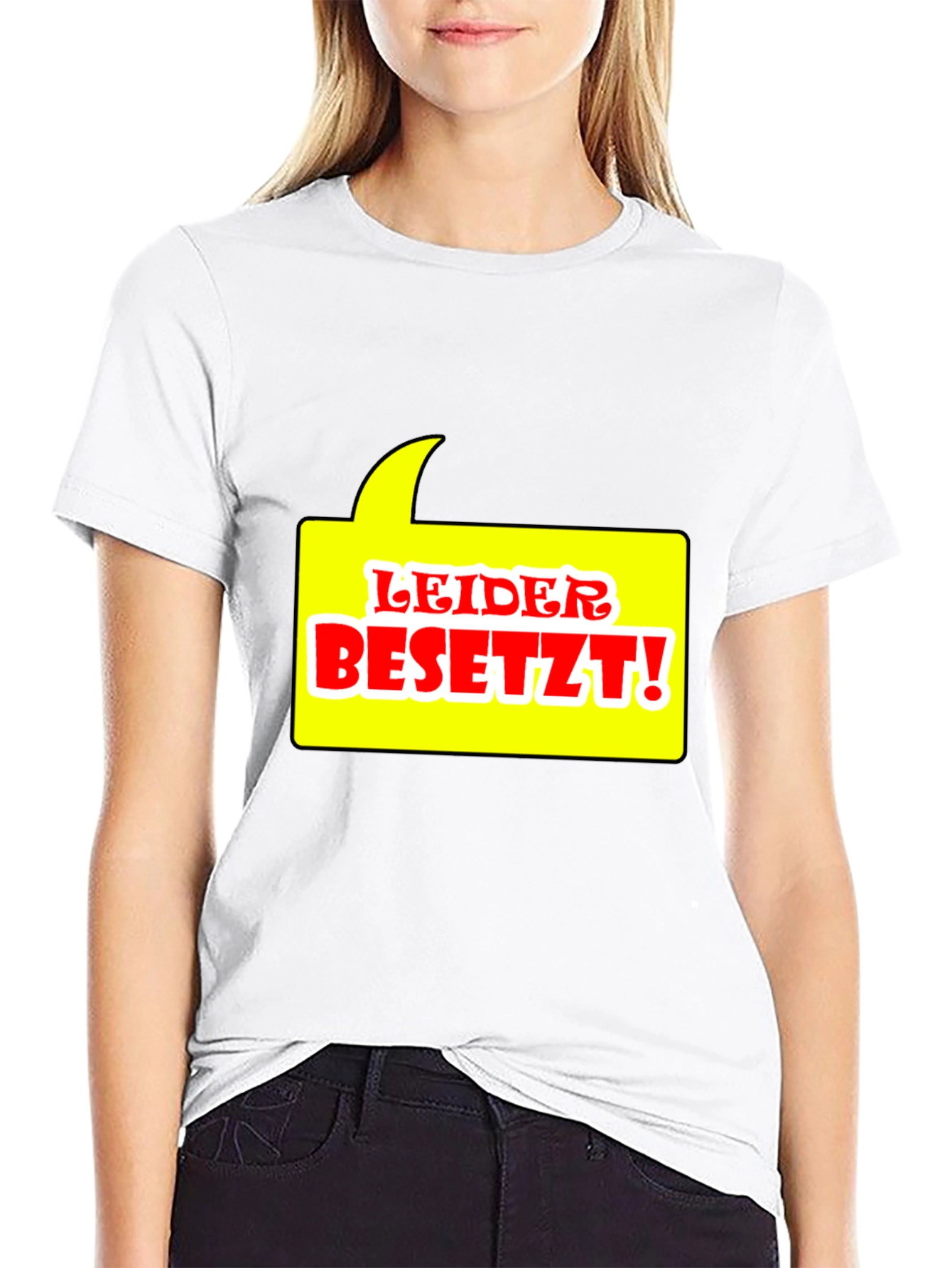 Leider Besetzt! Graphic Tee - Black