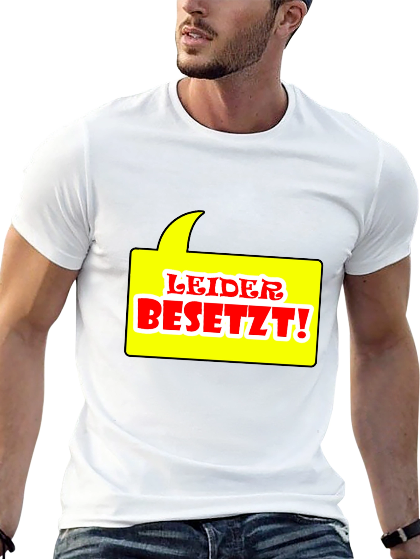 Leider Besetzt! Graphic Tee - Black