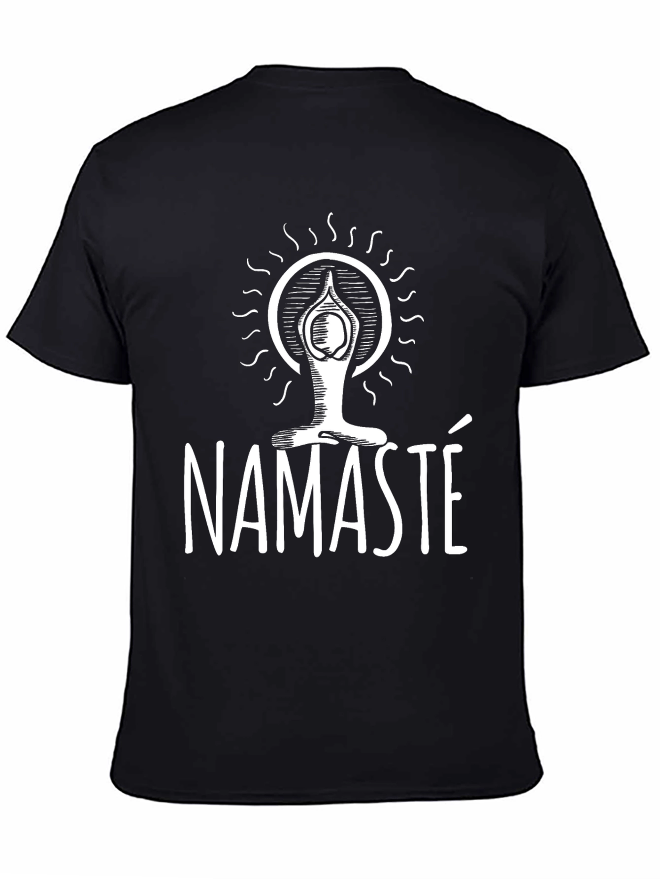 Namaste Yoga Meditation T-Shirt - Relaxed Fit