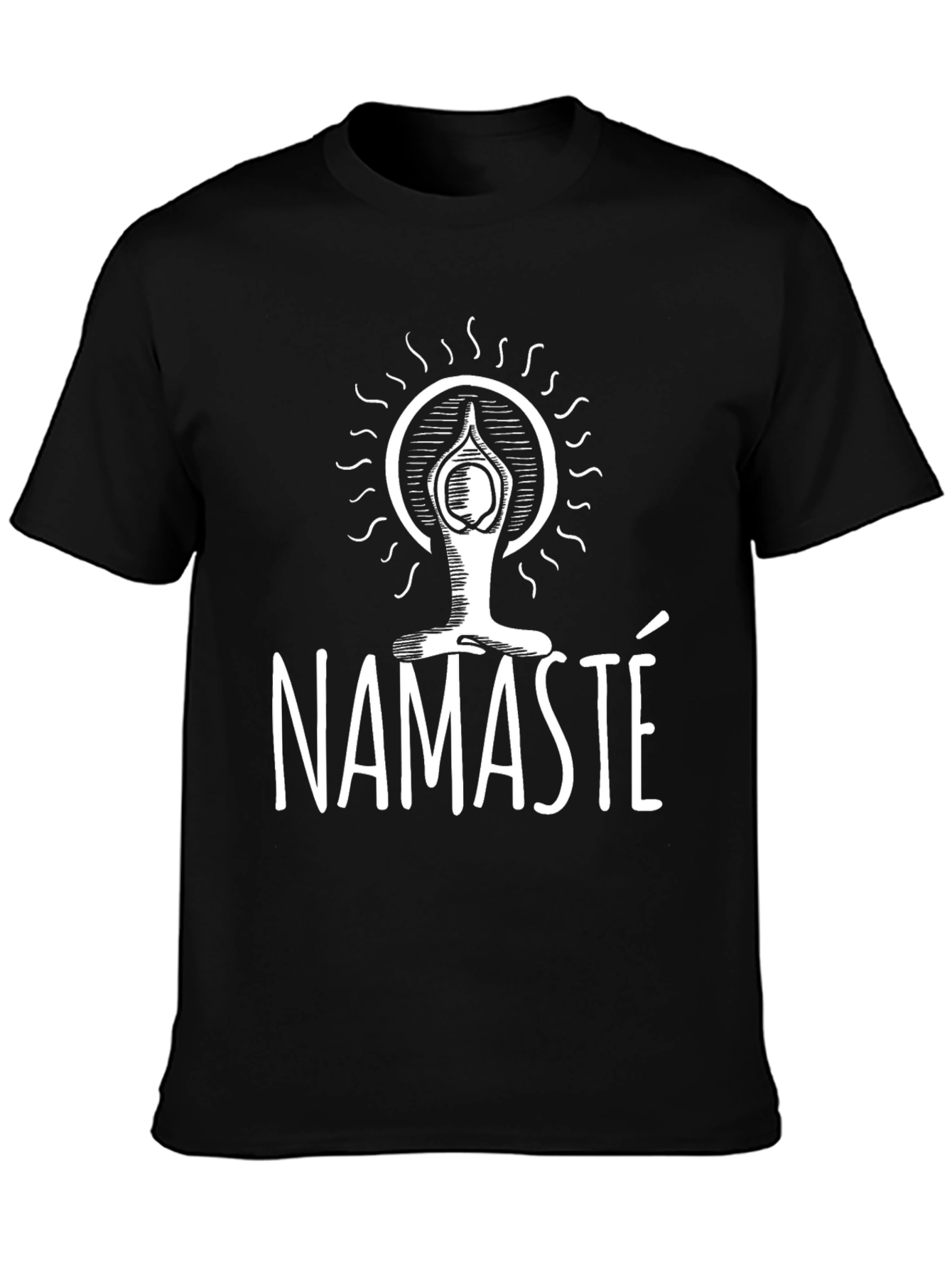 Namaste Yoga Meditation T-Shirt - Relaxed Fit